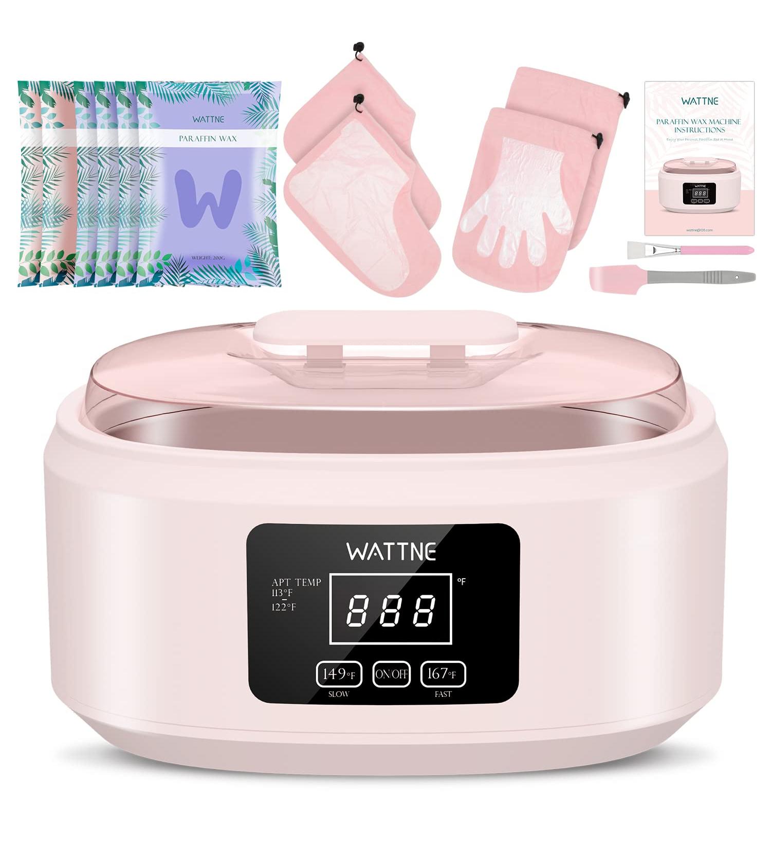 Paraffin Wax Machine for Hand and Feet - Moisturizing Kit for Arthritis Relief (Pink) - Buy Online on GoSupps.com