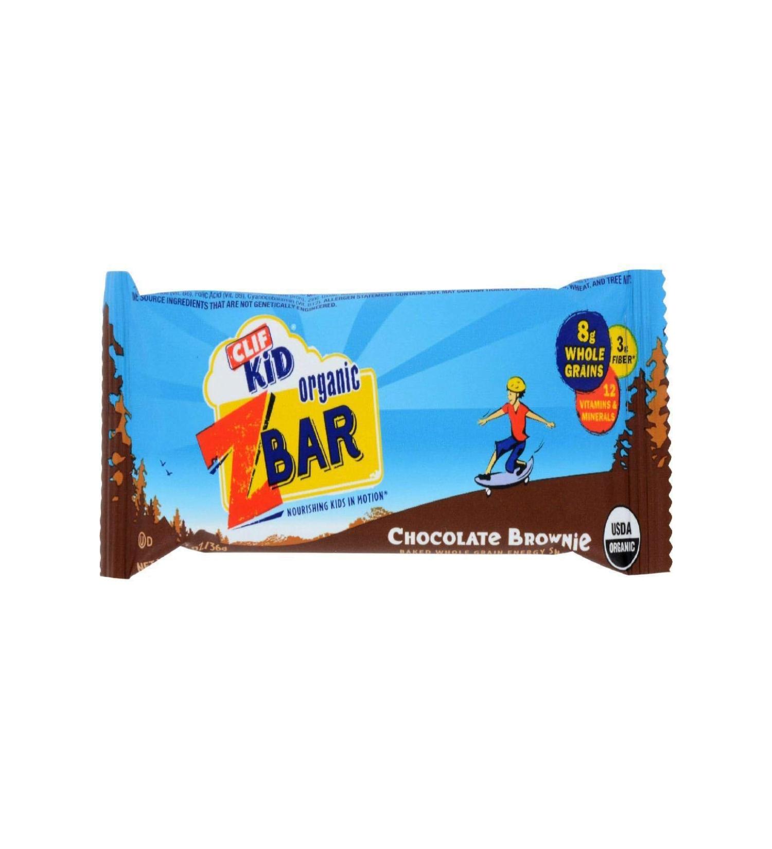 Buy ZBar Organic Chocolate Brownies (1.27 oz 18 Bars) - Healthy Snack Vegan & Gluten-Free Worldwide Shipping - Buy Online on GoSupps.com