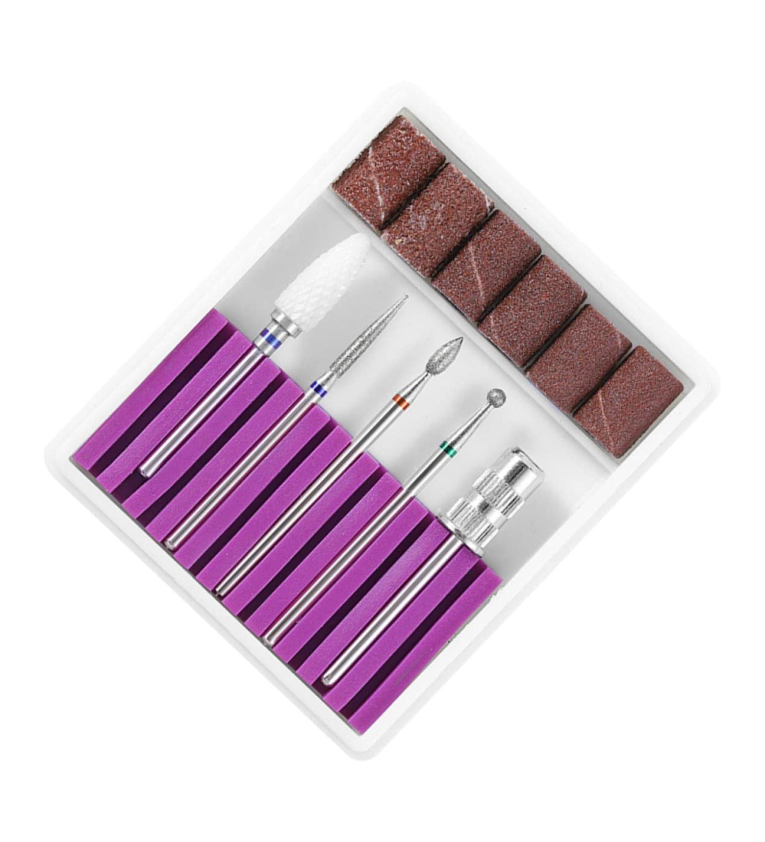 Mikinona 1 Set Nail Drill Bits Electric Manicure Nail File Pedicure Bits Faux Nails Cuticle Drill Bit Kit Nail Bits Manicure Tools Nail Grinding Head Nail Drill Tool Nail Gel Purple 4.50X0.30X0.30CM Purple - Buy Online on GoSupps.com