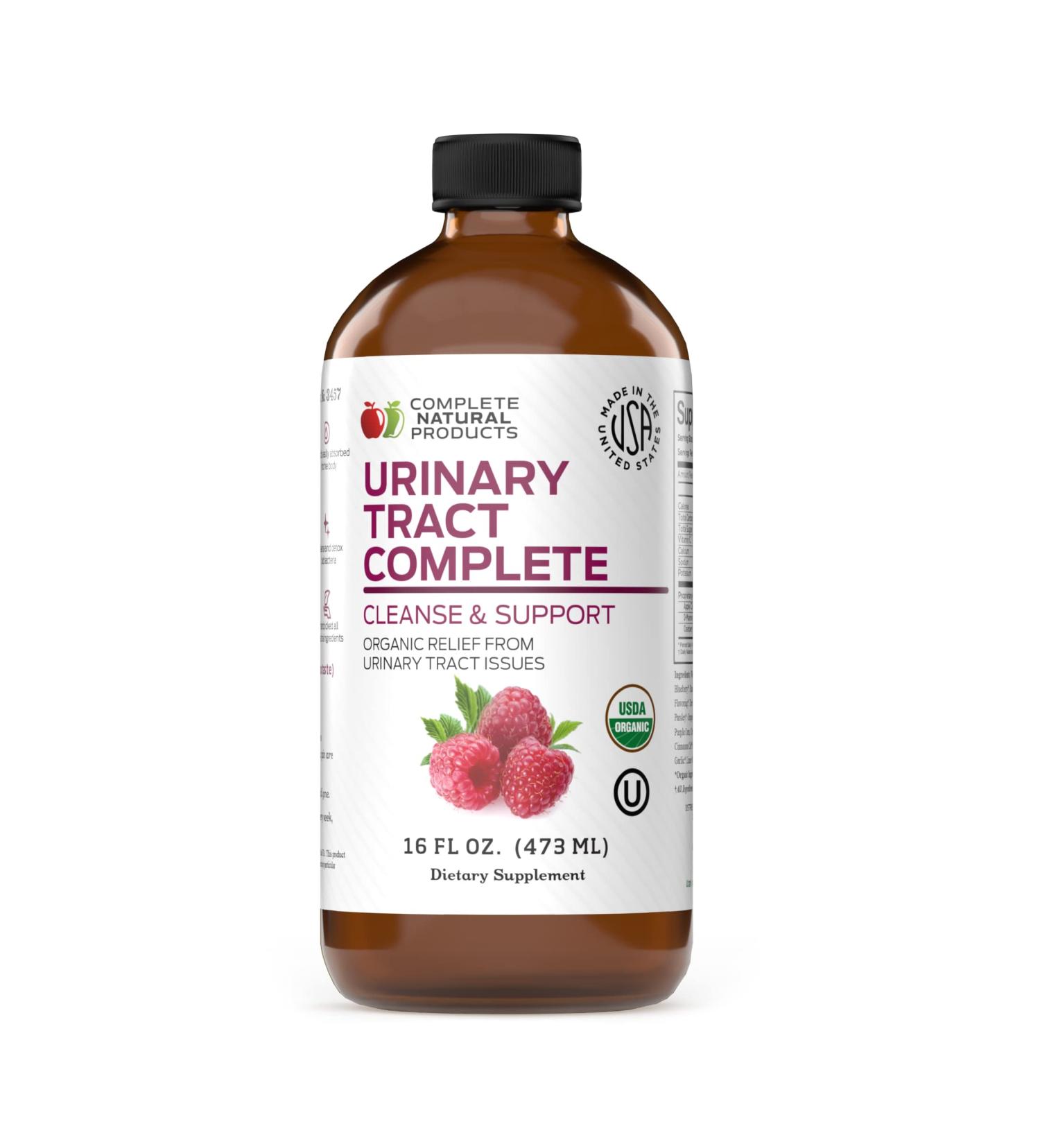 Organic Urinary Tract Complete 16oz - Bladder Health, UTI Prevention & Yeast Infection Treatment - 16 Fl Oz - Buy Online on GoSupps.com