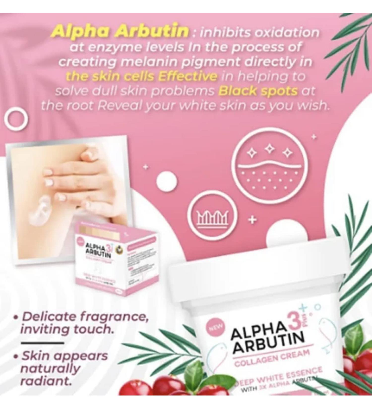 Thailand Lightening Alpha Arbutin Collagen Cream