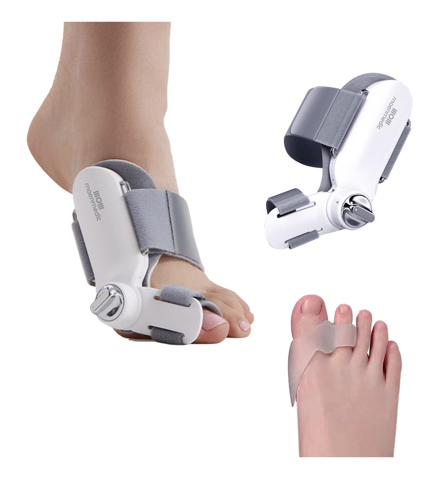 Bunion Corrector - Orthopaedic Big Toe Straightener for Bunion Relief | Adjustable Bunion Splint (Single) - Buy Online on GoSupps.com