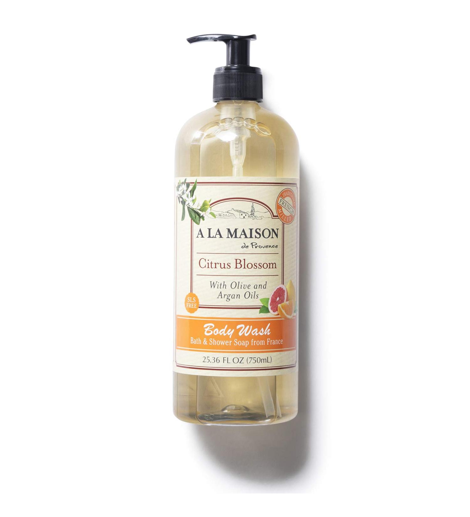 A LA MAISON Citrus Blossom Hydrating Body Wash - 25.36 oz Triple French Milled Natural Shower Gel for Women and Men - Buy Online on GoSupps.com