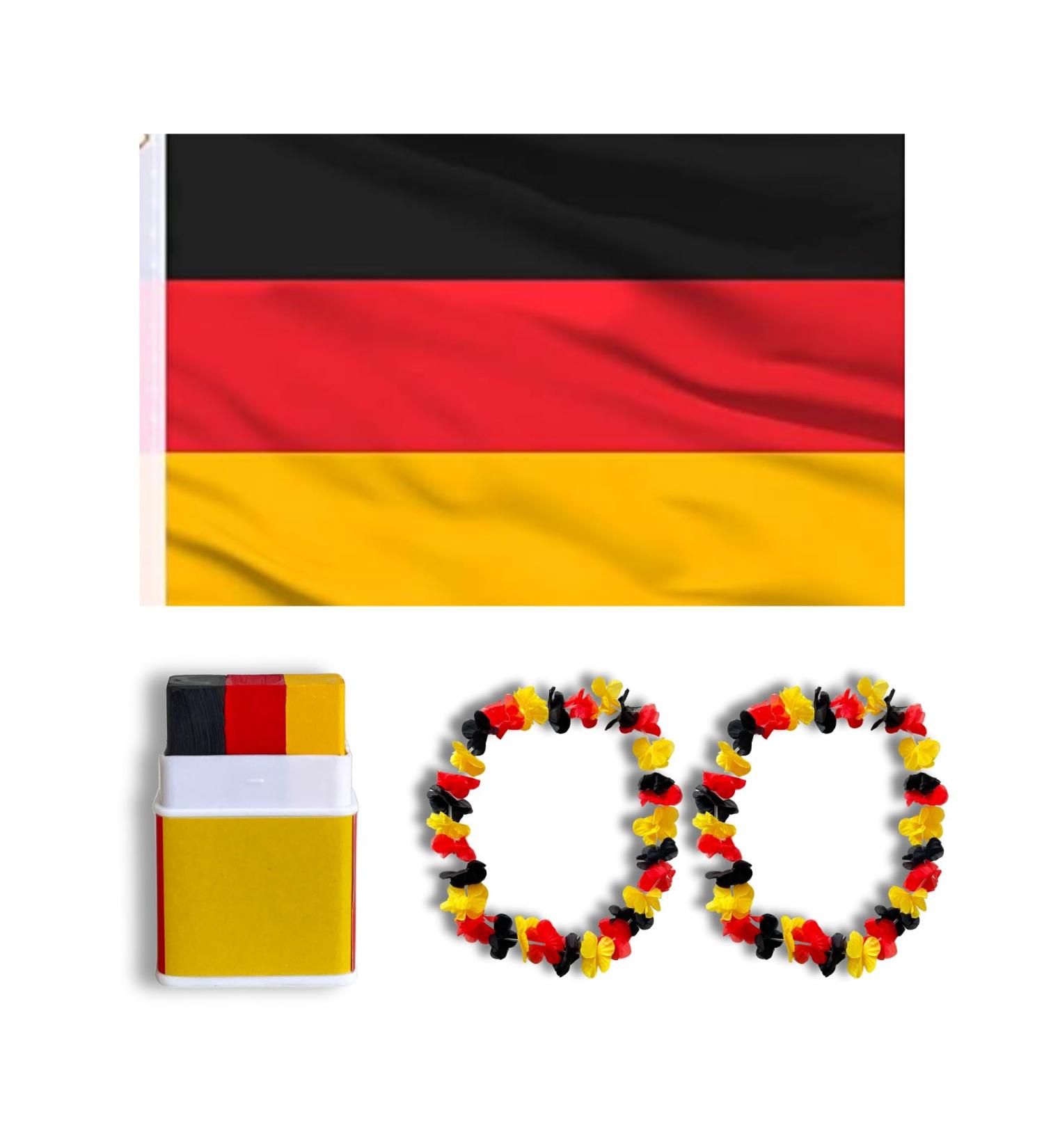 Shop Germany EM 2024 Fan Articles: Classic Set Flags Chains & Deco Gear for World Cup Celebrations - Buy Online on GoSupps.com