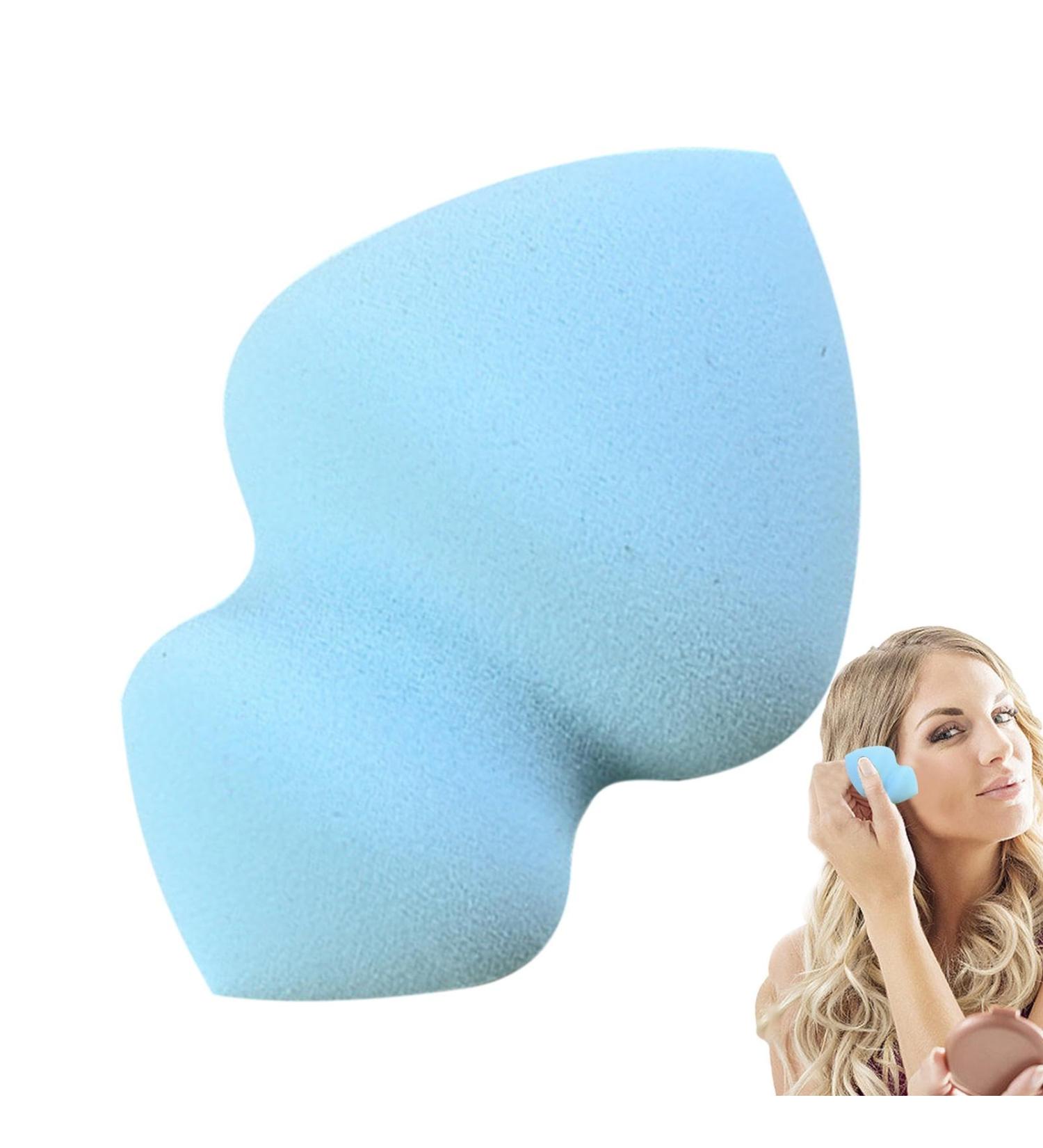 Makeup Blender Sponge - Gyro Shape Beauty Foundation Blending Sponge Professional Streak Application Blender Sponge For Foundation Liquid Cream And Powder Gyro Beauty Egg 28*40*60 Blue - Buy Online on GoSupps.com