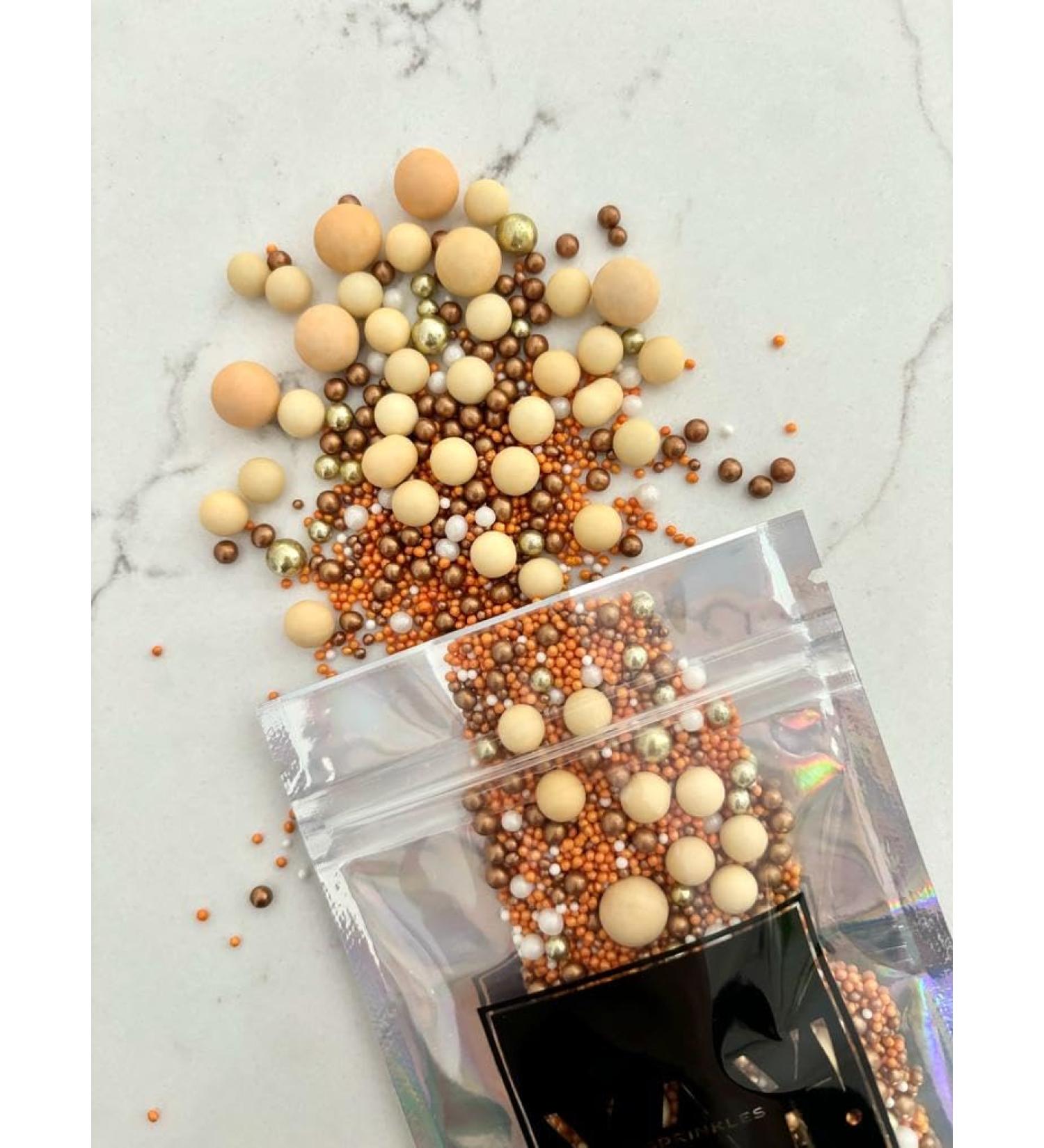 Edible Sunset Glimmer Cake Sprinkles Luxury Mix 45g Cupcake Cake Decoration Gold Sprinkles Cake Sprinkles Mix Rose Gold Sprinkles Pink Sprinkles