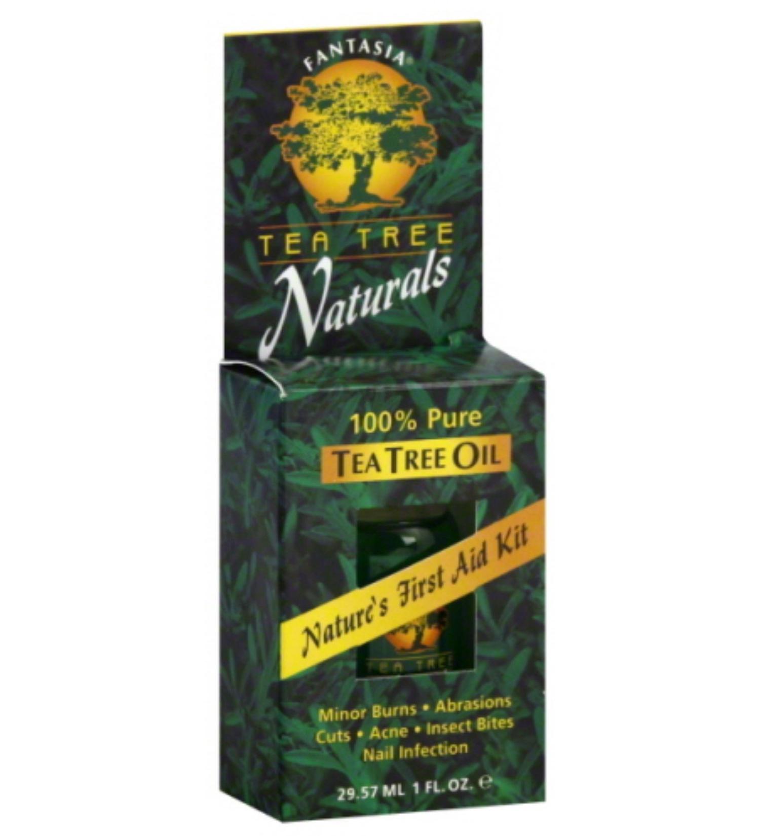 Fantasia Tea Tree Naturals 100% Pure Tea Tree Oil 1 oz (Pack of 2)