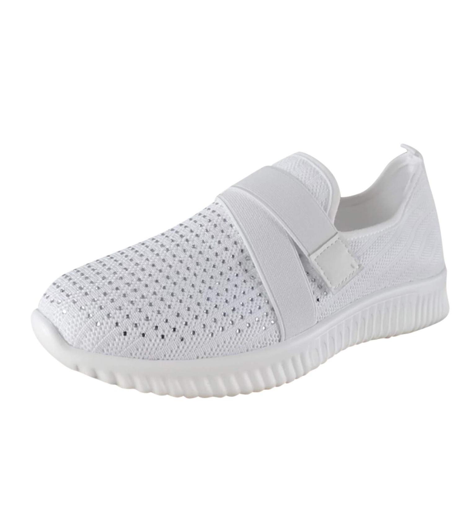 Shop Women's Lightweight Waterproof Sneakers & Orthopedic Shoes | Summer Sneakers in White Blue & Black - EU 37 - Buy Online on GoSupps.com
