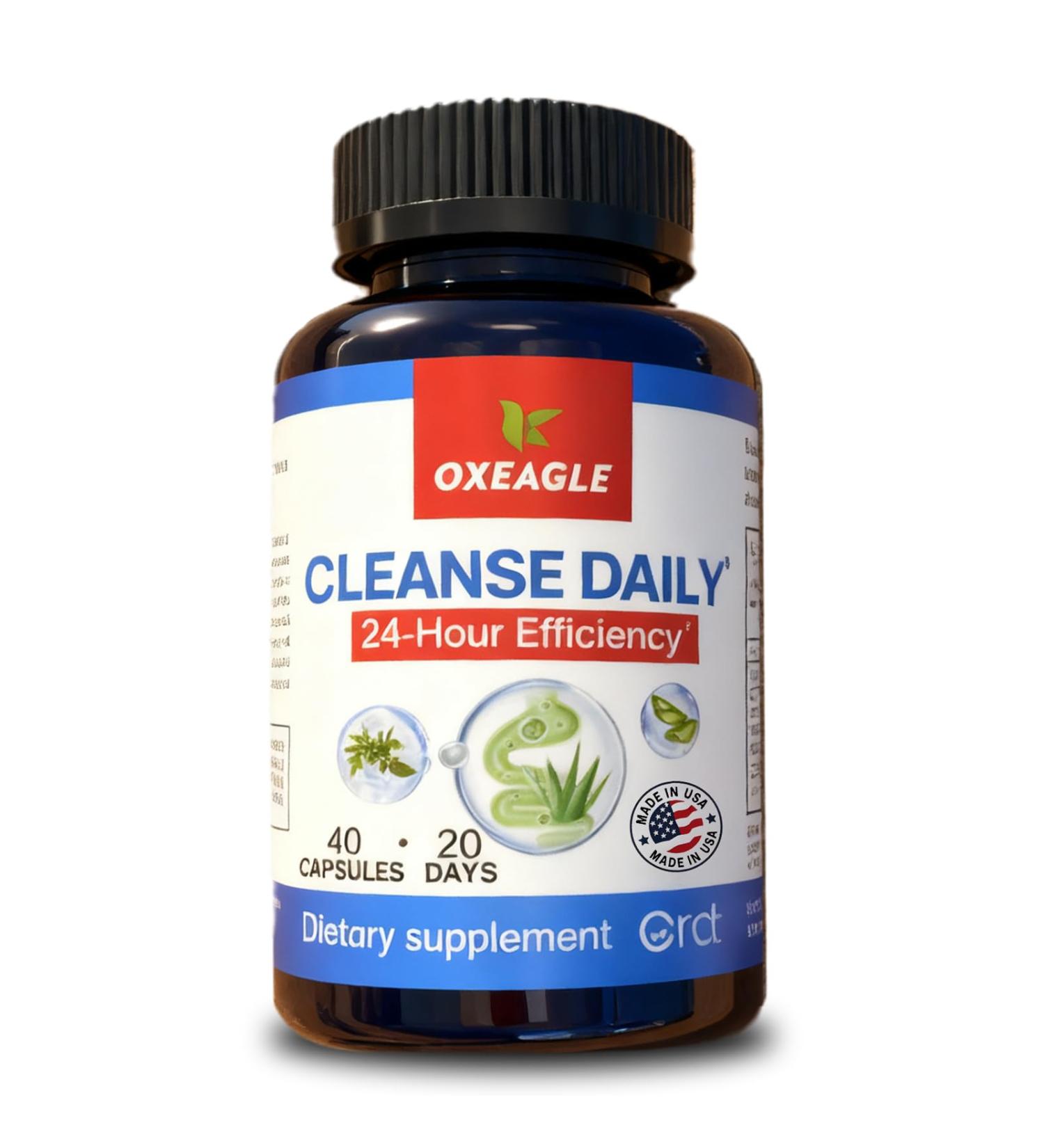 CRDT Gut Cleanse Detox for Women, Colon Cleanse & Gentle Herbal Supplements for Men, Powered with Senna Leaves, Plum, Chrysanthemum, Acacia Gum & Aloe Vera 40 Capsules (A01) - Buy Online on GoSupps.com
