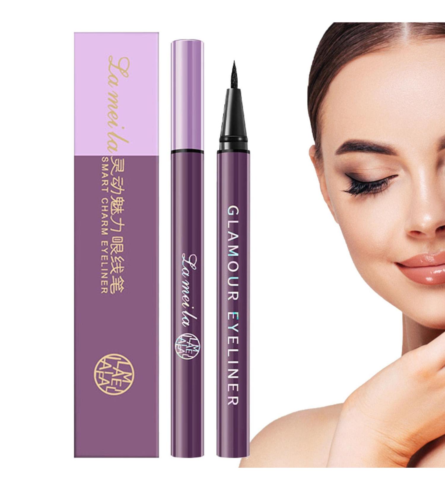 Waterproof Black Eyeliner - Fine Tip Waterproof Women Black Eye Liners - Long Wear Eye Cosmetics for Beginner Friendly Eyeliner for Carnival Weddings Travel Guanglu - Buy Online on GoSupps.com