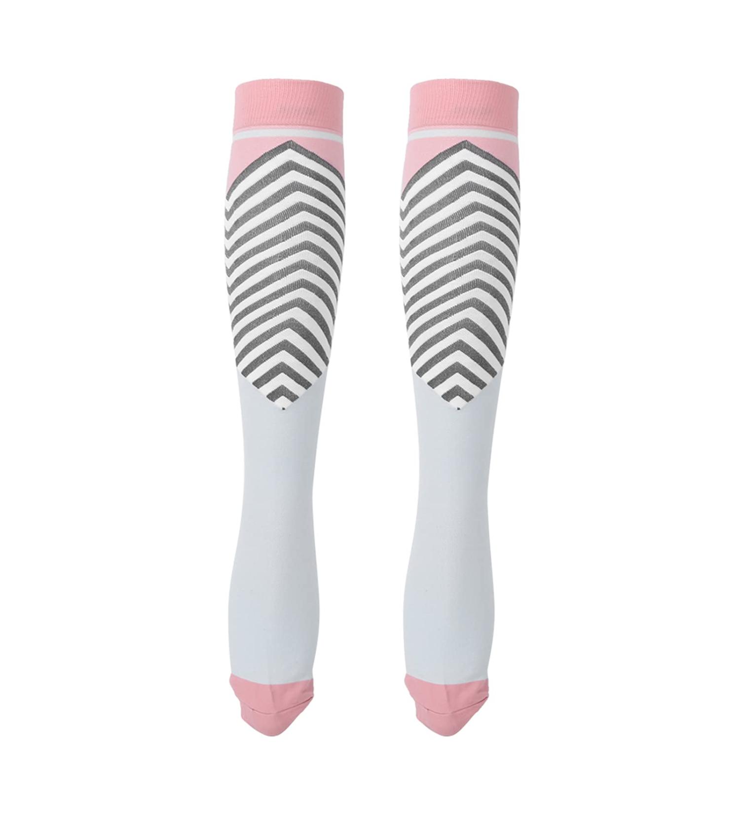 FOLOSAFENAR Varicose Vein Compression Stockings - Pink & Blue HT24 Powder Blue S/M | International Shipping Available - Buy Online on GoSupps.com