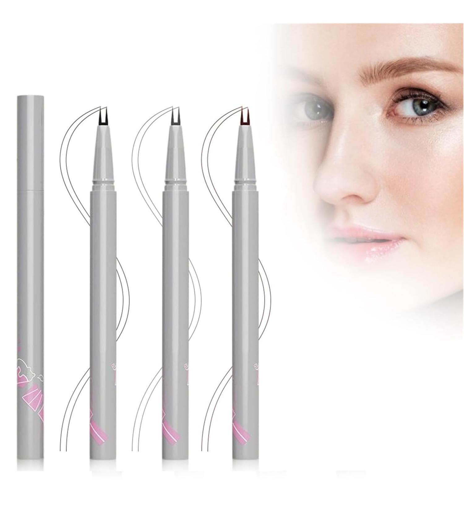 Double Tip Lower Eyelash Pencil 3D Waterproof Liquid Eyeliner Eyelash Pen Ultra Fine Dual-ended Lower Eyelash Pen Dual Pronged Bottom Eyelashes Pen Waterproof Liquid Eyeliner (three colors) - Buy Online on GoSupps.com