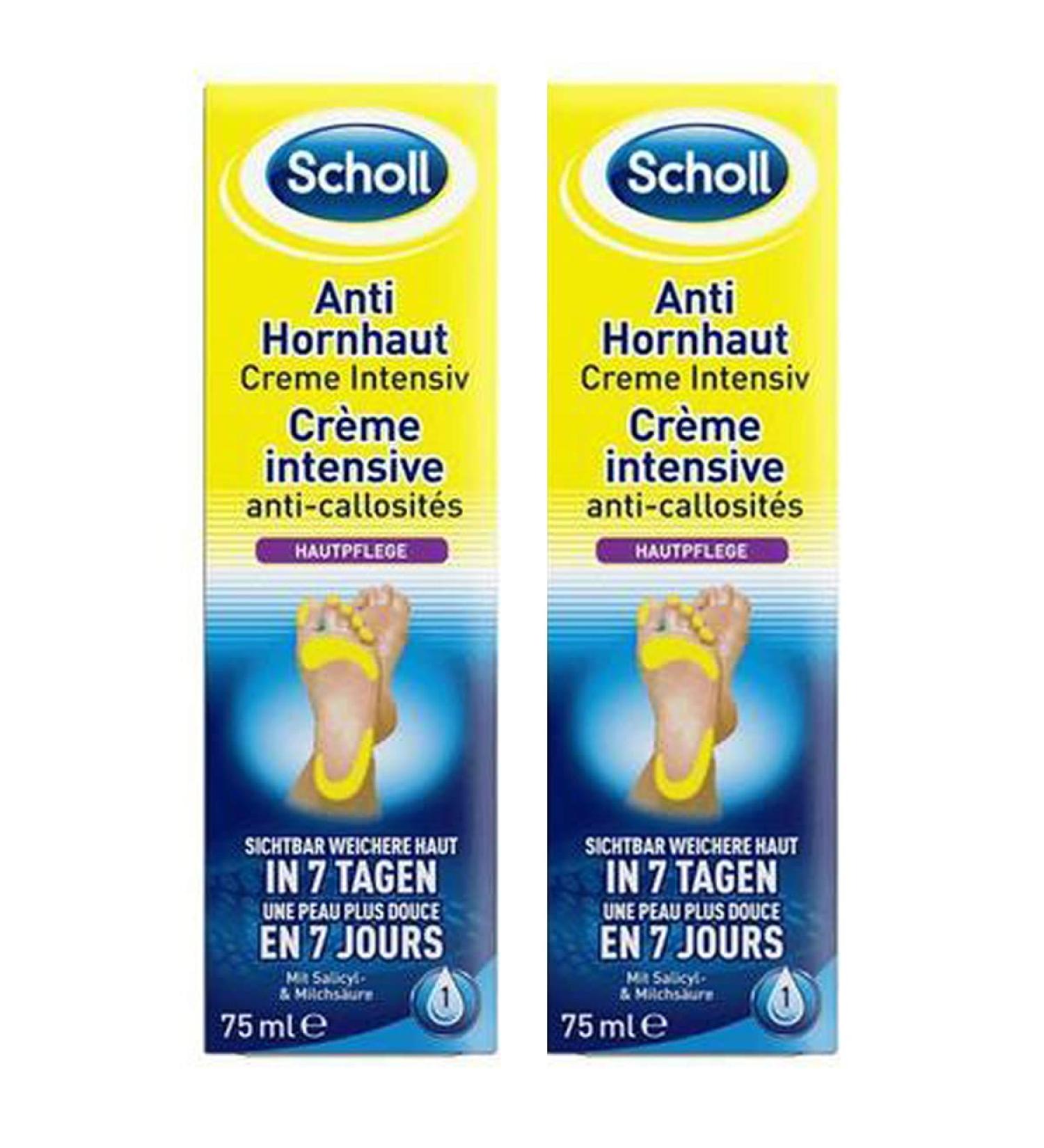 Buy Scholl Anti-Callus Cream Intensive - Moisturizing Foot Cream for Calluses (Pack of 2 x 30 ml) - Fast International Shipping - Buy Online on GoSupps.com