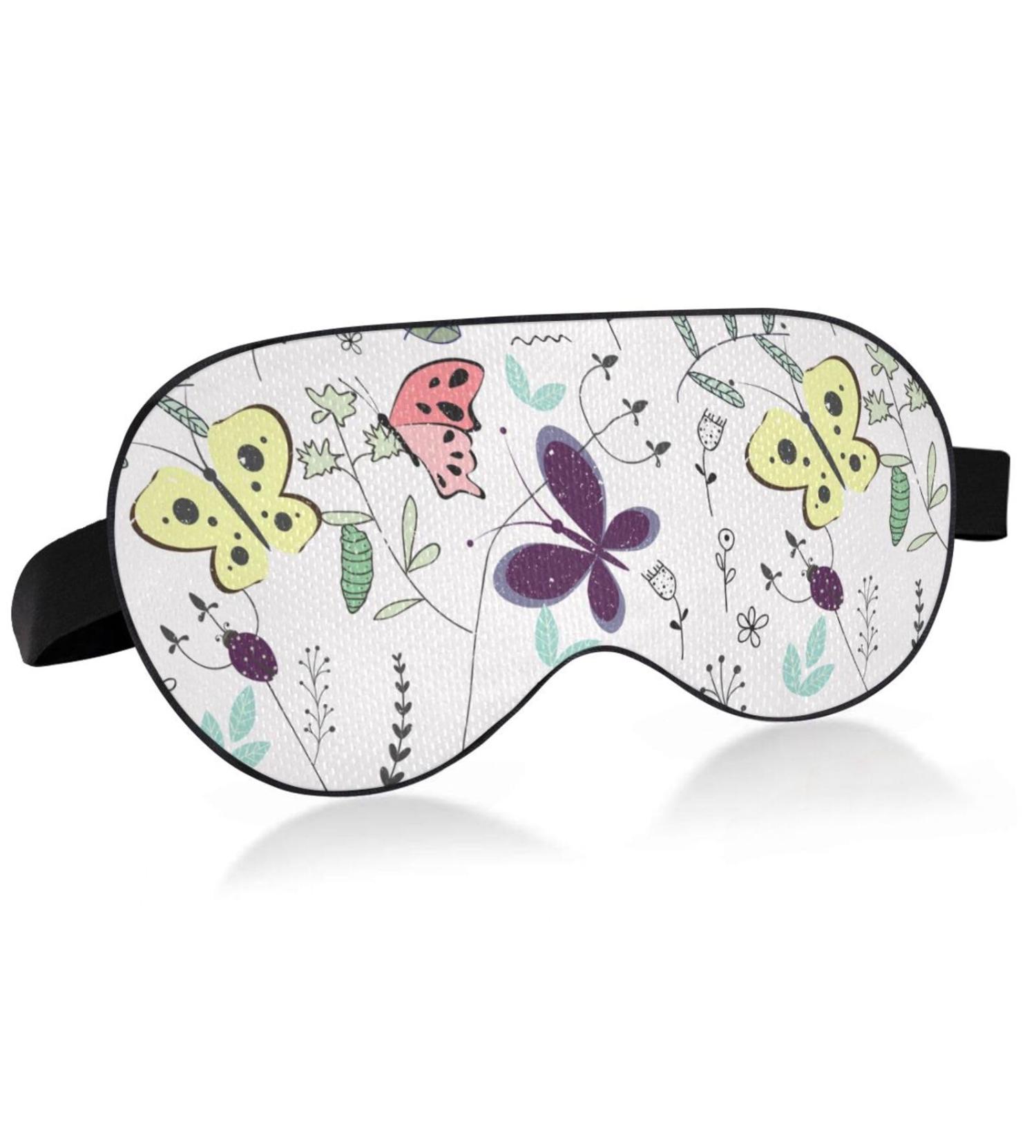 Haskirky Adult Light Blocking Eye Mask - Breathable & Adjustable for Travel, Yoga, Meditation - Comfortable & Smooth Sleep Mask for Men and Women - Office Goodies - Buy Online on GoSupps.com