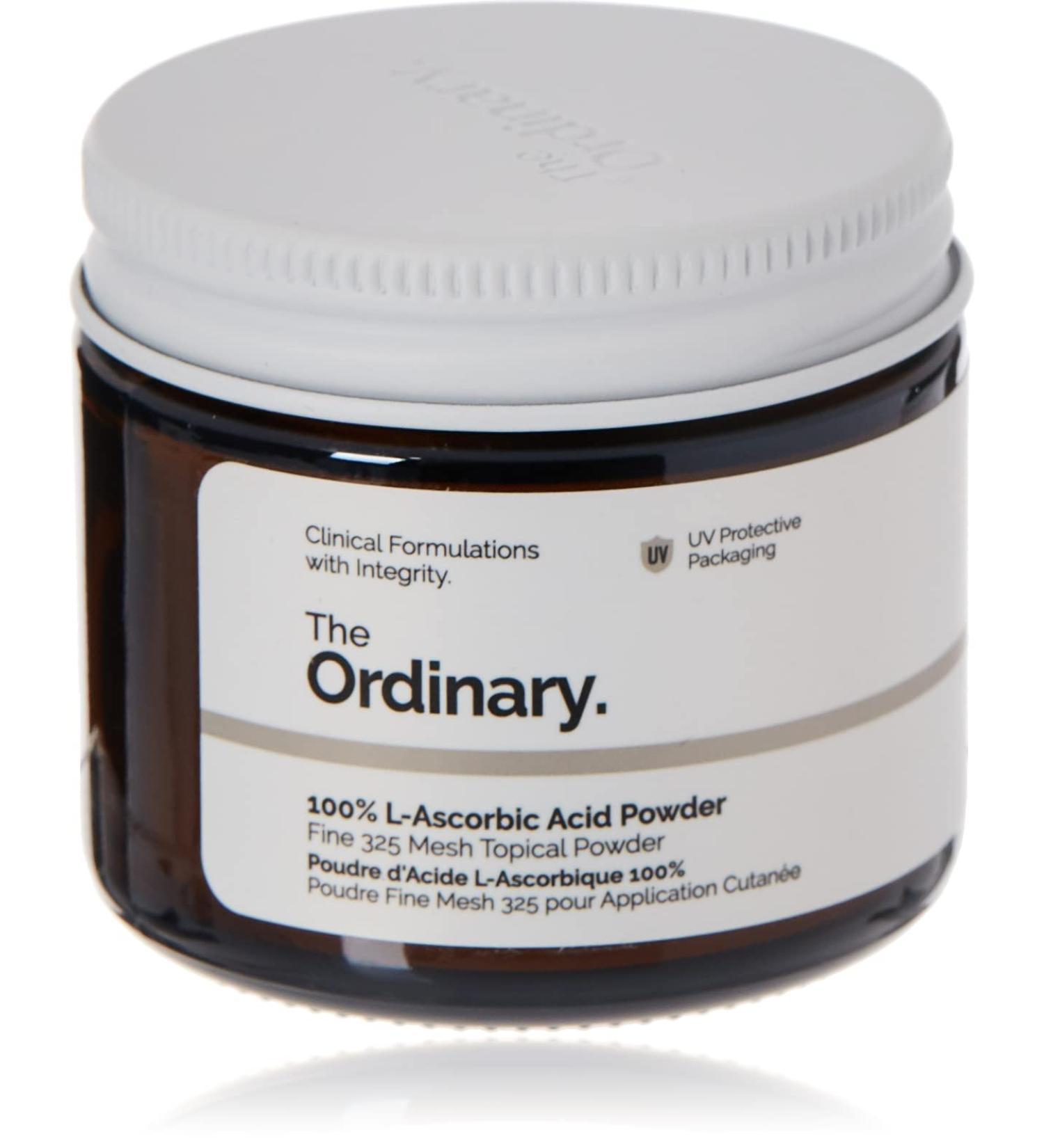 Buy The Ordinary 100% L-Ascorbic Acid Powder 20g - Vitamin C Serum for Brightening & Anti-Aging - Fast International Shipping - Buy Online on GoSupps.com