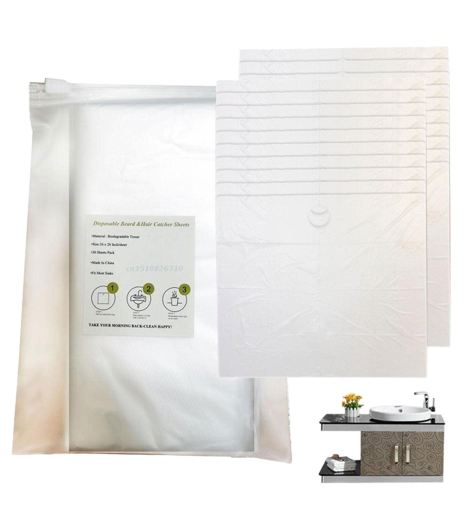 Voiakiu 5 PCs Sink Cover Set - 20 Pieces Beard Organizer & Cleaning Cloth - Ideal Husband Birthday Gift - Buy Online on GoSupps.com