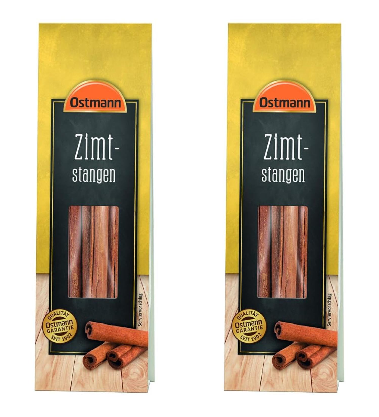 Ostmann Spices Cinnamon Sticks - Premium Quality 4 Pieces (Pack of 2) - Perfect for Baking & Cooking - International Shipping Available - Buy Online on GoSupps.com