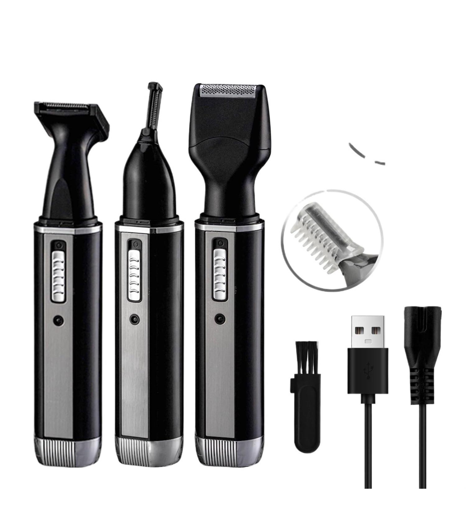 2024 Professional Rechargeable Nose Hair Trimmer for Men & Women - Painless Powerful Motor & Double Edged Blades - Buy Online on GoSupps.com