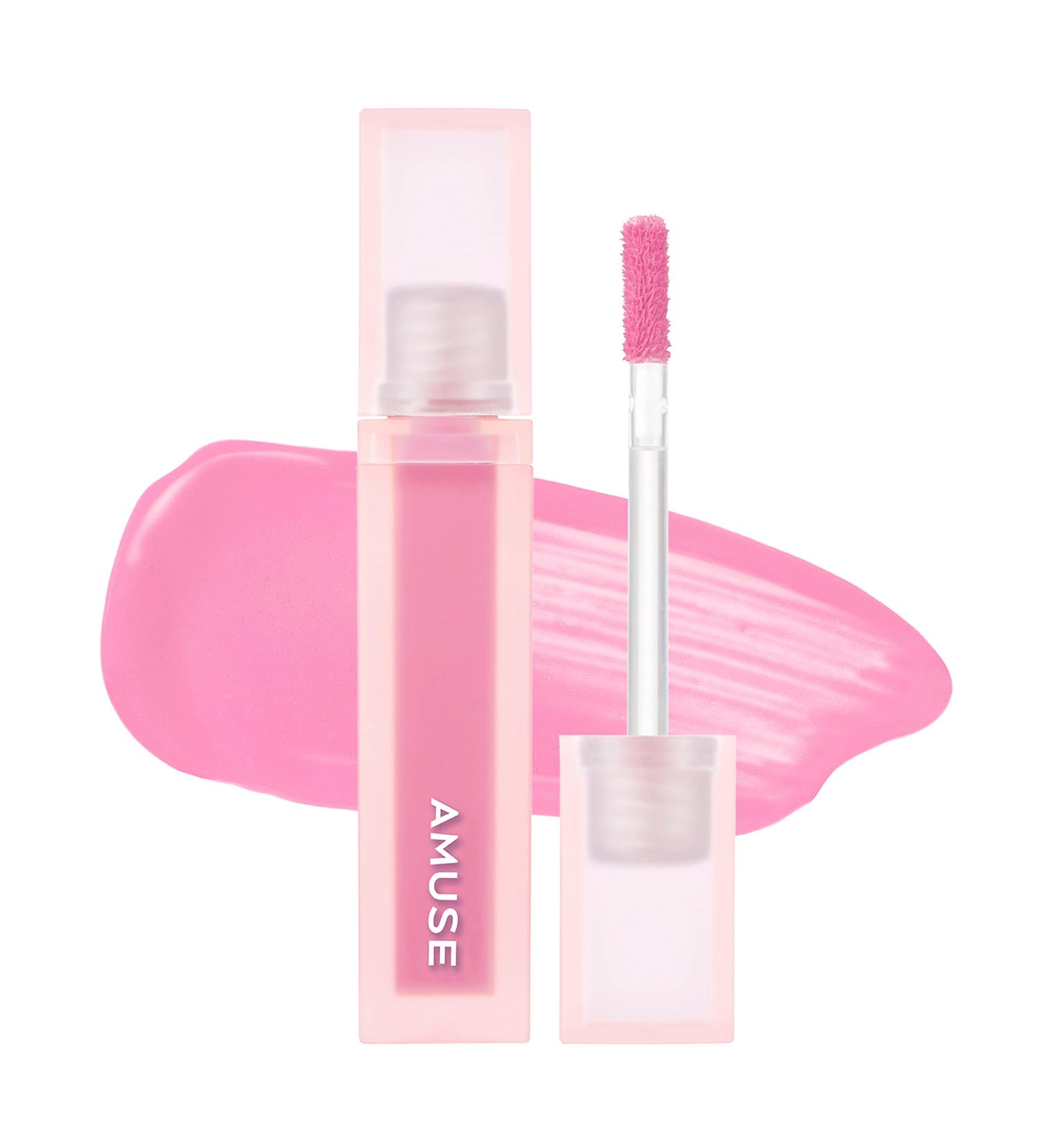 AMUSE DEW VELVET Lipstick Tint (09 TARO) - Genuine Korean Cosmetic for Glossy Vegan Look - Buy Online on GoSupps.com
