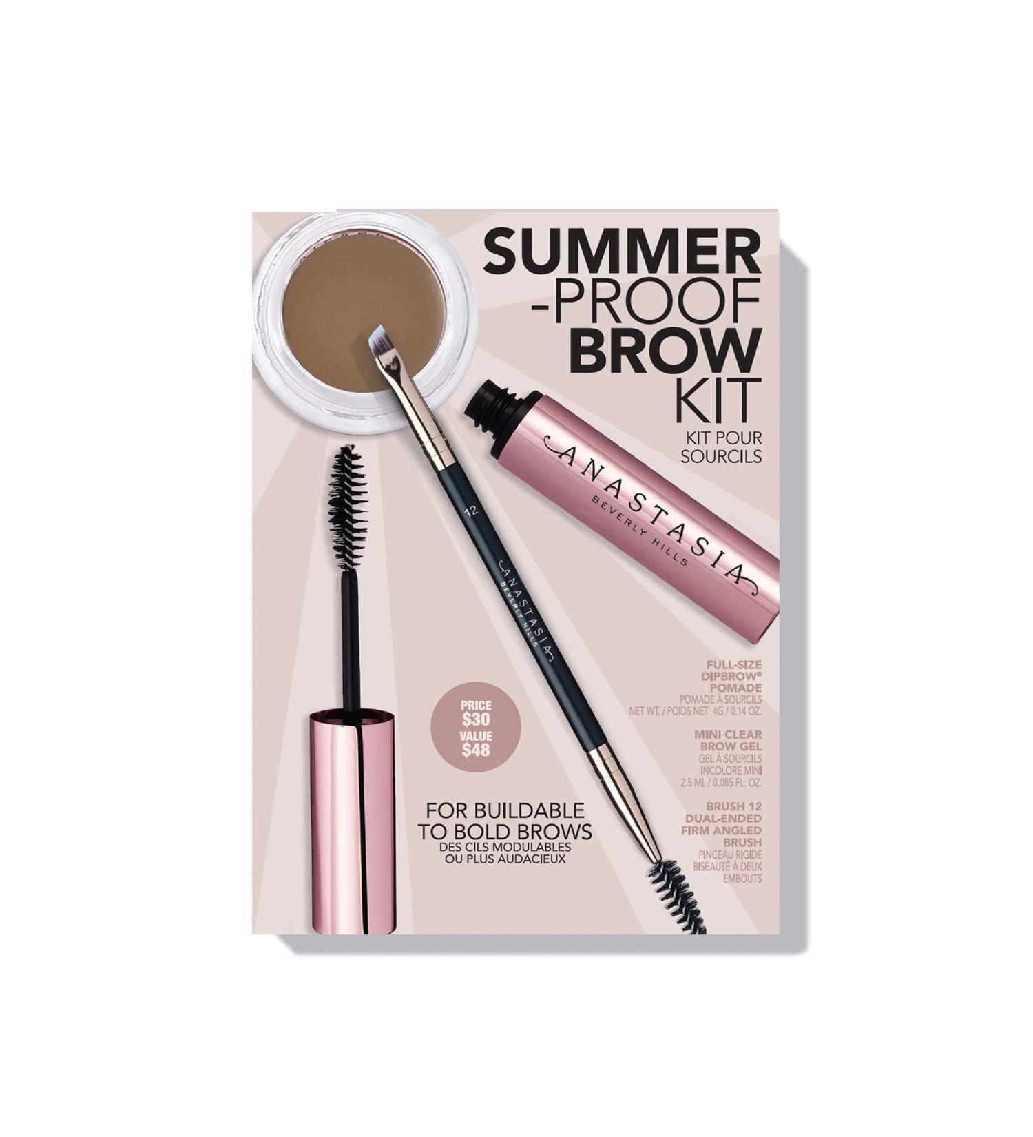 Anastasia Beverly Hills Summer-Proof Brow Kit Taupe | Long-Lasting Waterproof Eyebrow Gel for Perfect Brows - International Shipping Available - Buy Online on GoSupps.com