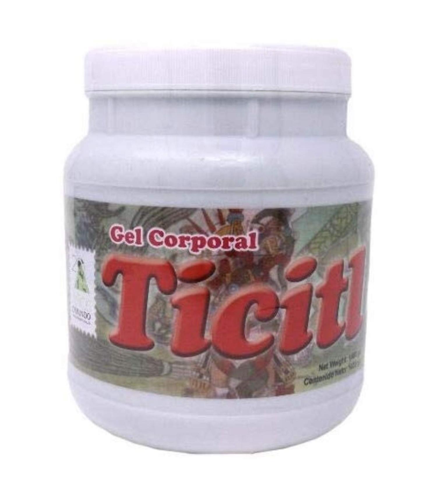 Gel Corporal TICITL 100% Original Formula Cremosa Y Extra Fuerte Esguinces, Dolor De Espalda, Dolores Musculares, Reumatismo, Golpes, Contuciones, Inflamacion, Artritis Reumatoide.