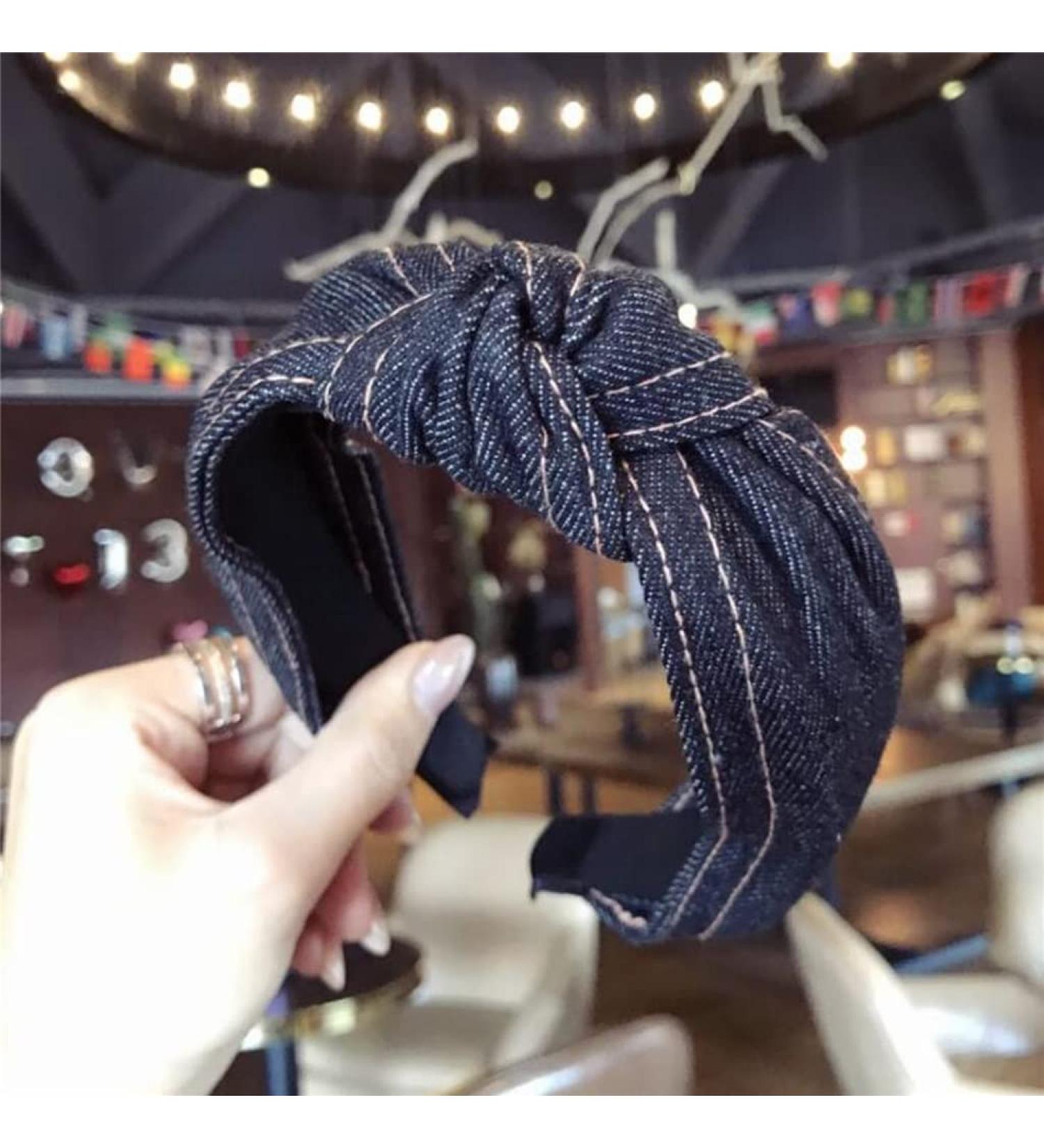 WENLII Denim Wide Knot Headband Hair Accessories - Color E, Size 1 - Buy Online on GoSupps.com