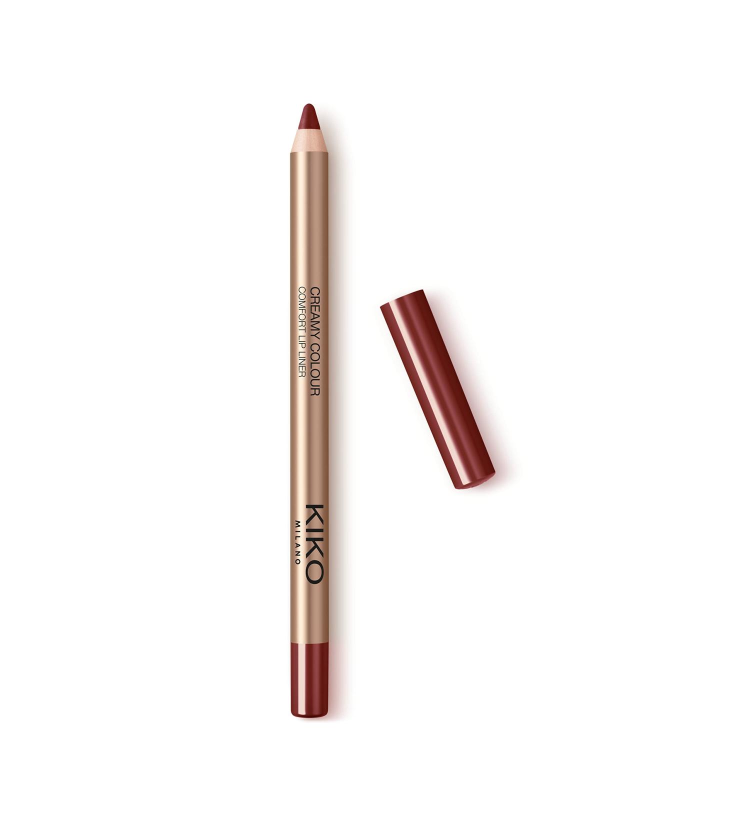 KIKO Milano Creamy Colour Comfort Lip Liner 08 | Long-lasting Lip Pencil 08 Marsala