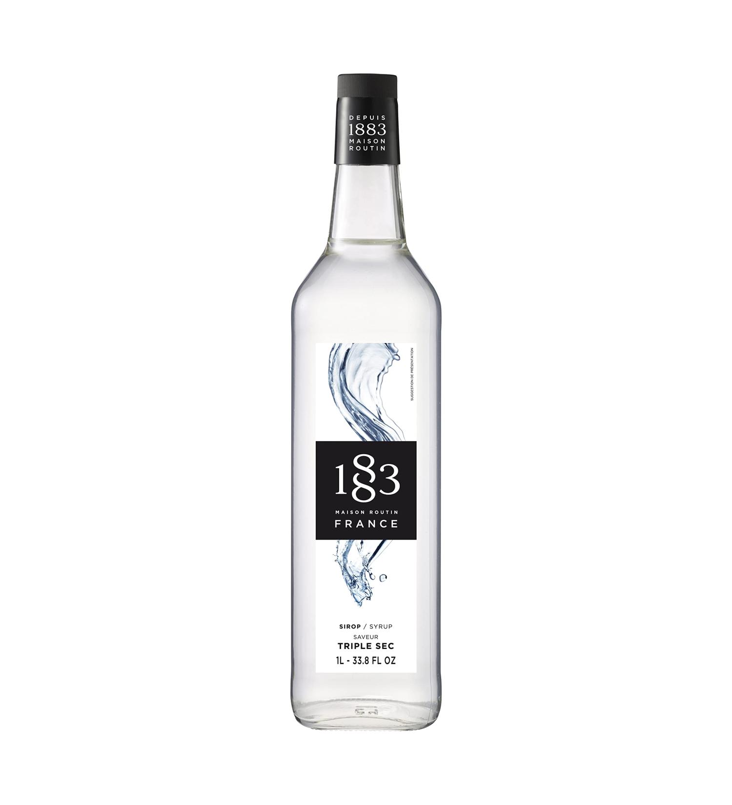 1883 Maison Routin Premium Triple Sec Flavoured Syrup 1L - Ideal for Cocktails & Mocktails - Buy Online on GoSupps.com