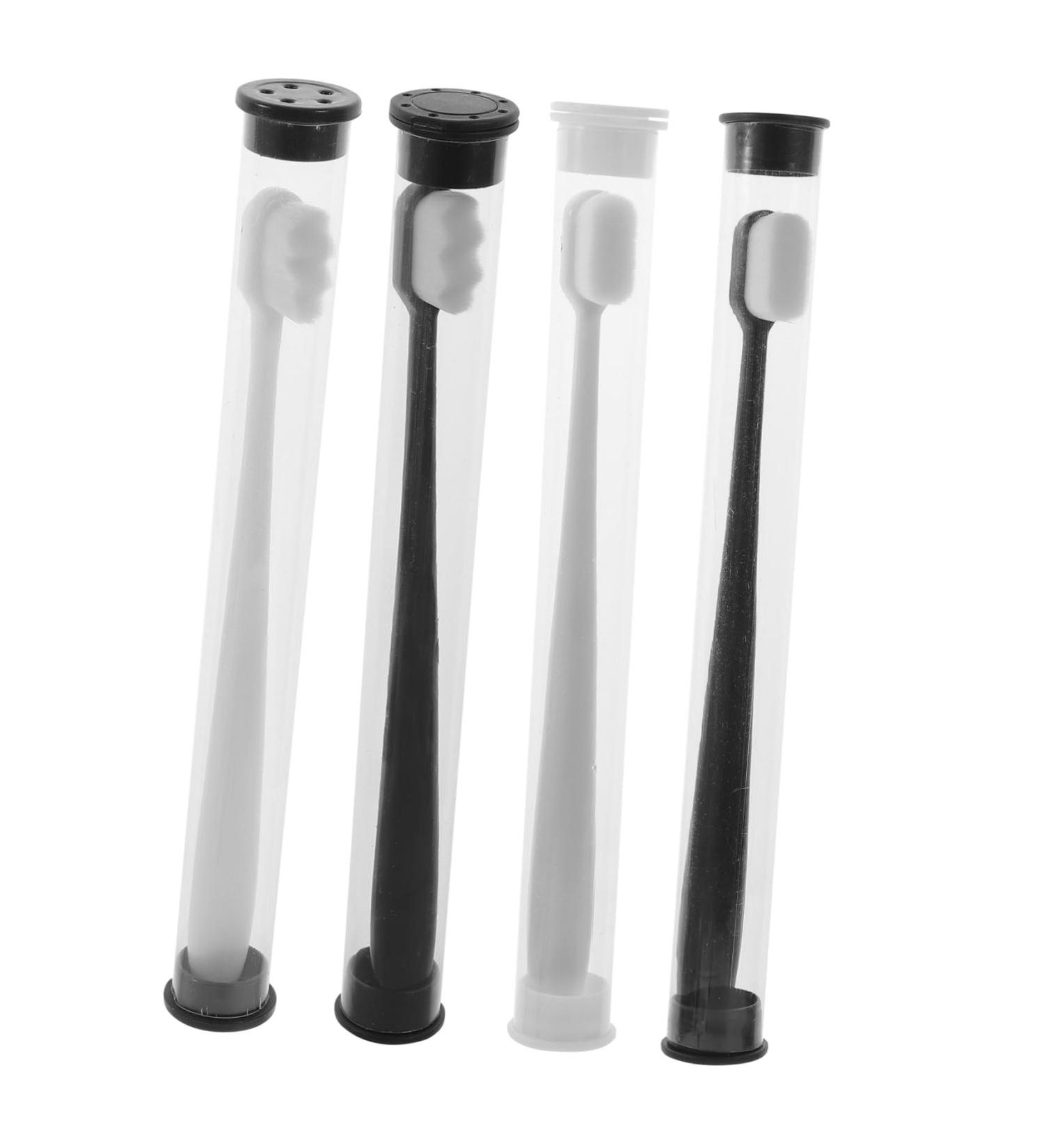 Magiclulu Soft Children's Toothbrush Set - 4 Aesthetic Wearproof Toothbrushes for Effective Tooth Cleaning - Buy Online on GoSupps.com