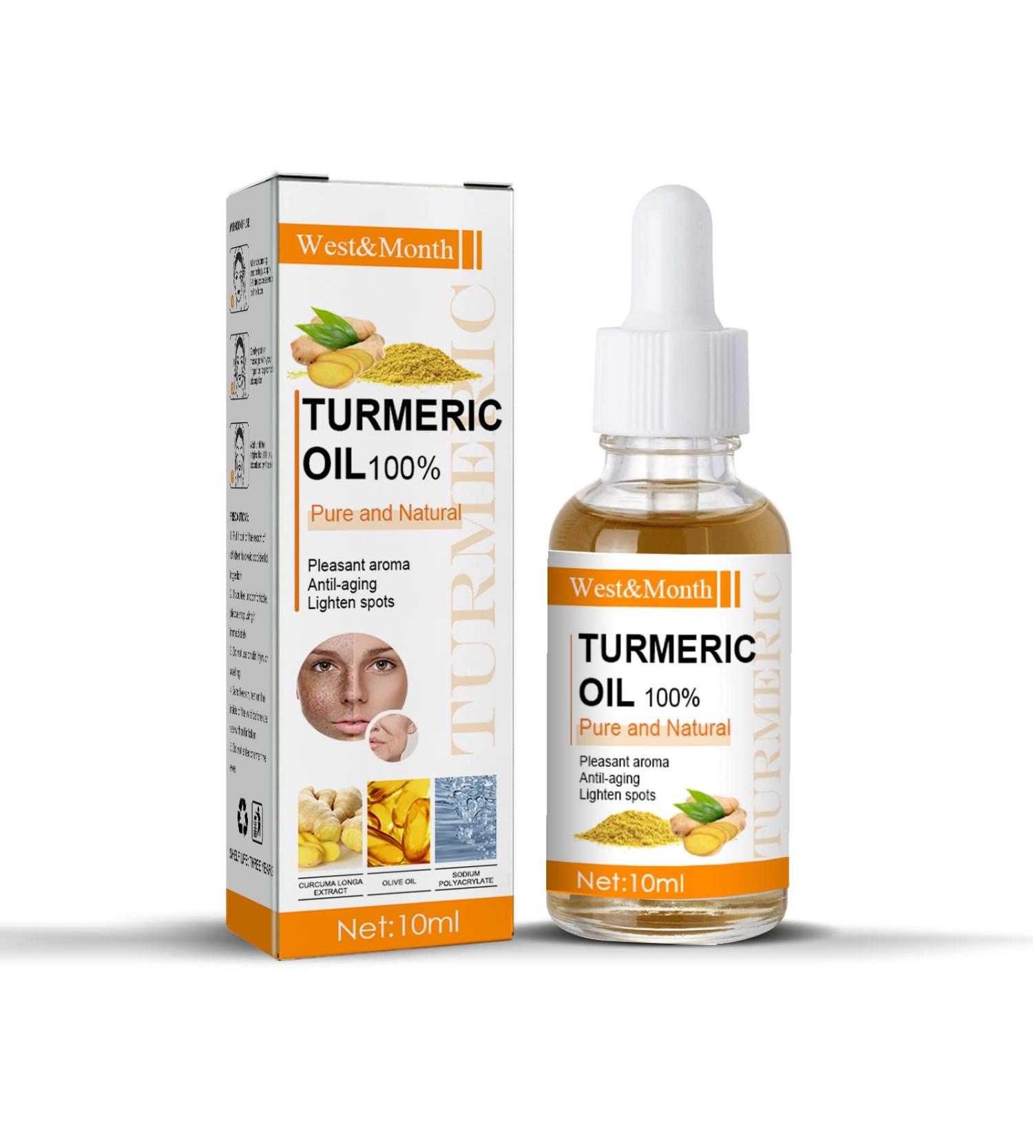 Turmeric Corrector Oil for Dark Spots | Pure & Natural Turmeric Face Remover - Shop Internationally - Buy Online on GoSupps.com