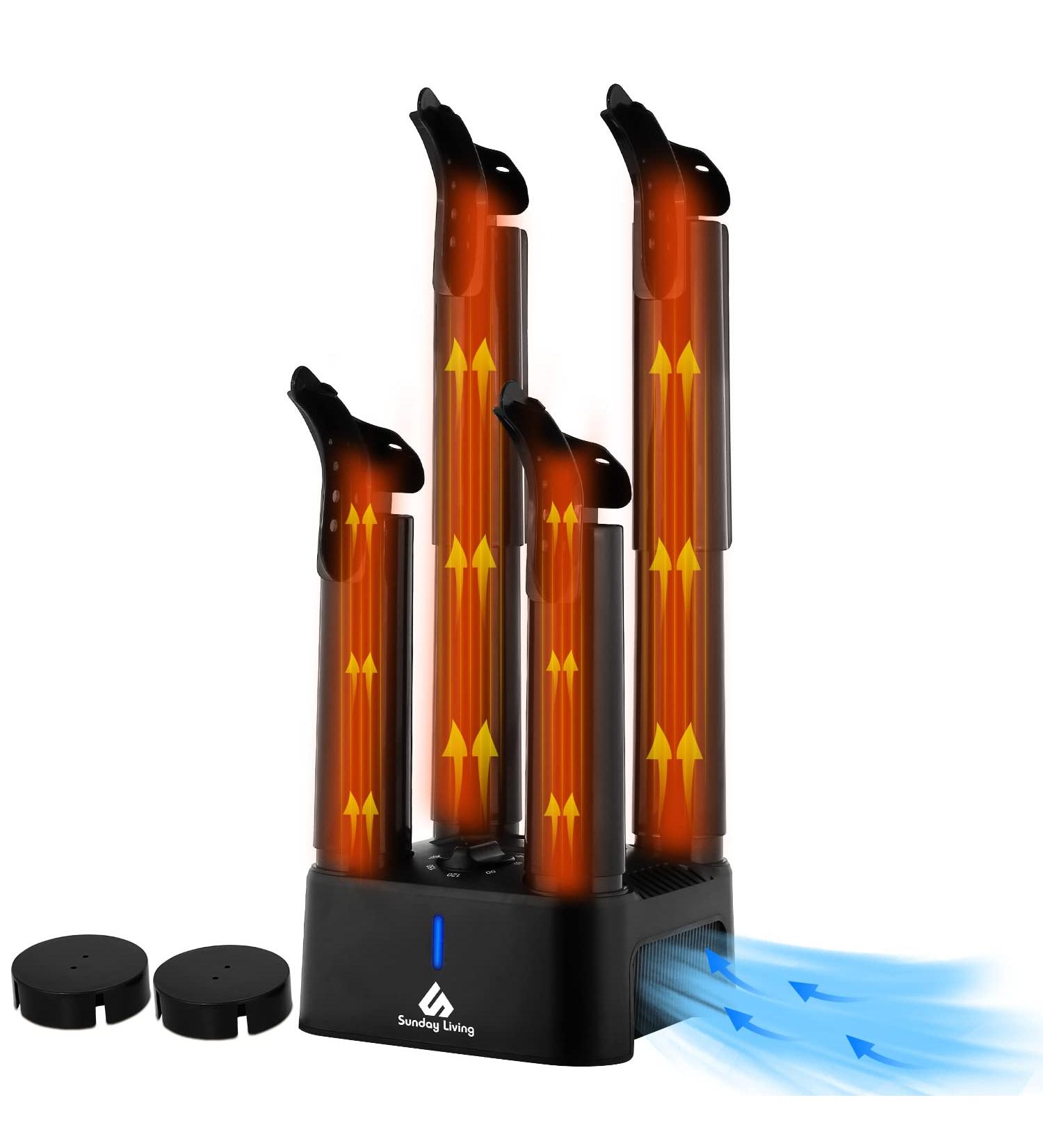 Sunday Living Boot Dryer with 4 Detachable Tubes | Efficient Heat Blower & Timer | Glove Dryer & Low Noise | Quick Drying - Buy Online on GoSupps.com