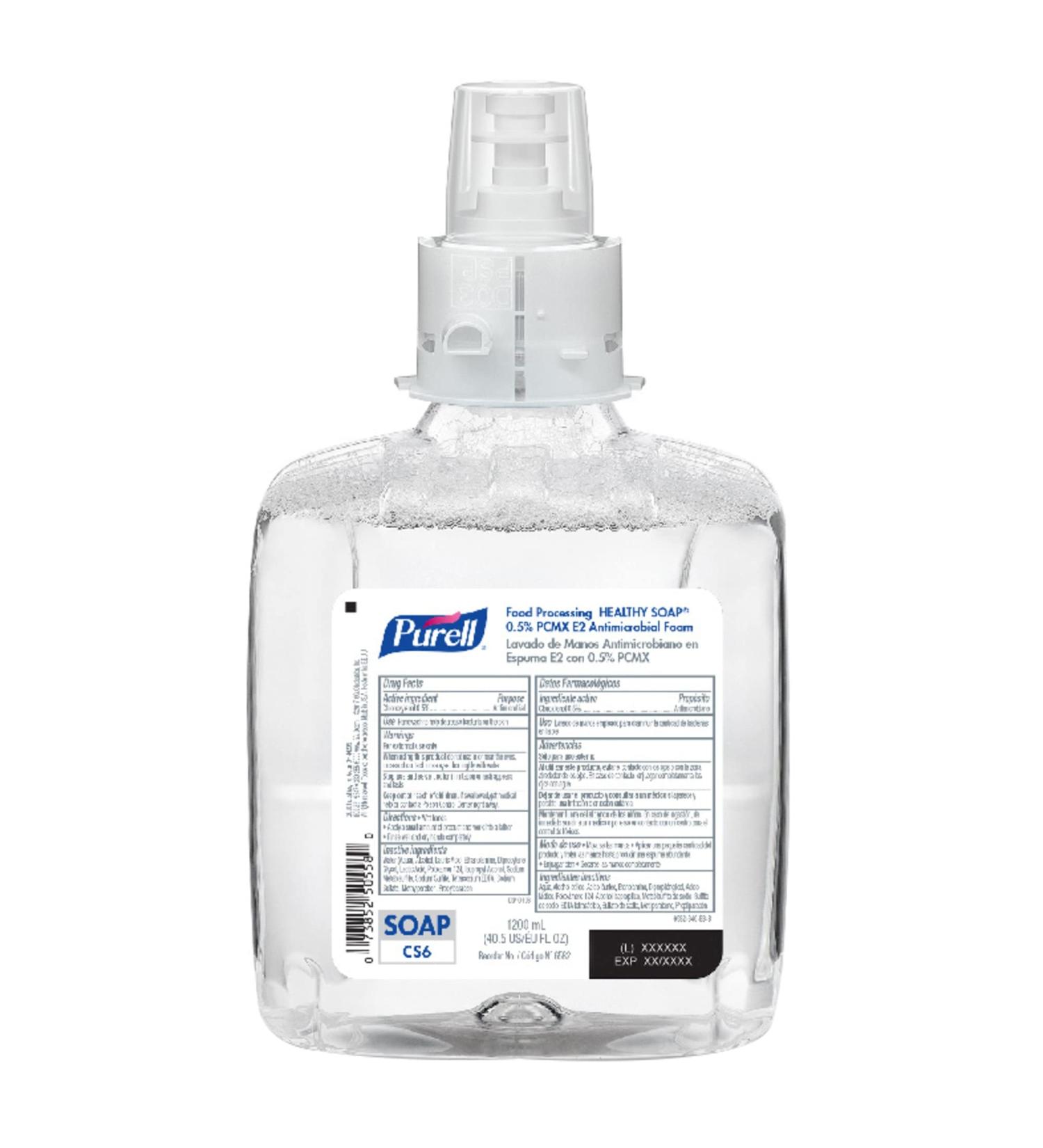 Purell Food Processing Healthy Soap Foaming Handwash Refills Unscented 40.5 Oz Pack Of 2 Refill Bottles
