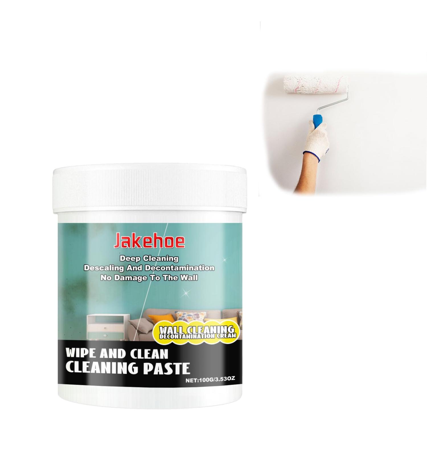 100ml Wall Decontamination Paste Wall Cleaning Cream Stain Remover Cream for Walls Easily Dismantl Paintand Graffiti Stains (1pcs) - Buy Online on GoSupps.com