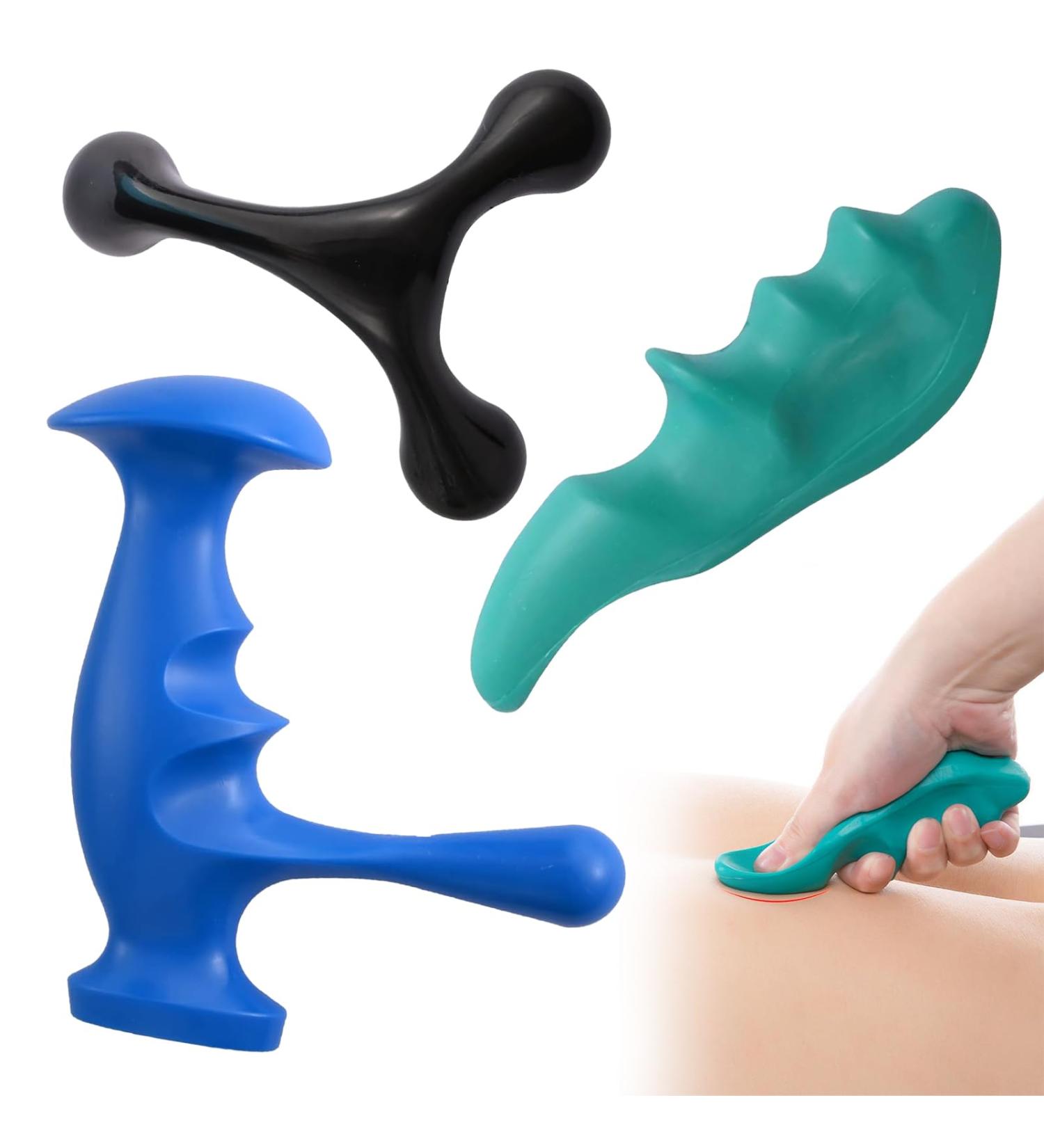 3-Piece Trigger Point Massager Set | Neck & Back Massage Device for Pain Relief | Hump Away Massager - Buy Online on GoSupps.com