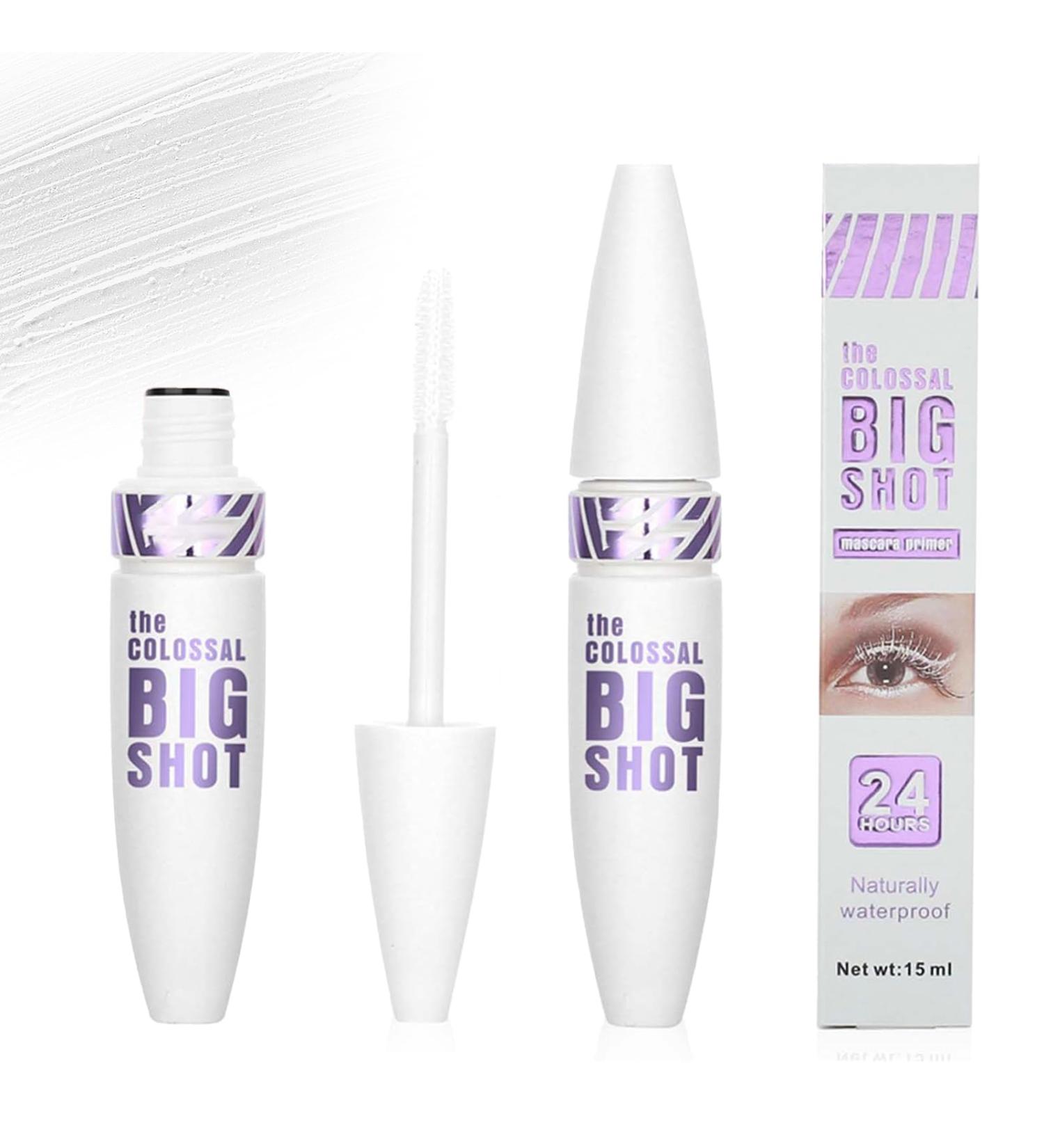 2 Pieces White Mascara 5D White Waterproof Mascara Thick and Long Long Lasting Without Smudging Suitable for Parties Weddings Cosplay (White) - Buy Online on GoSupps.com