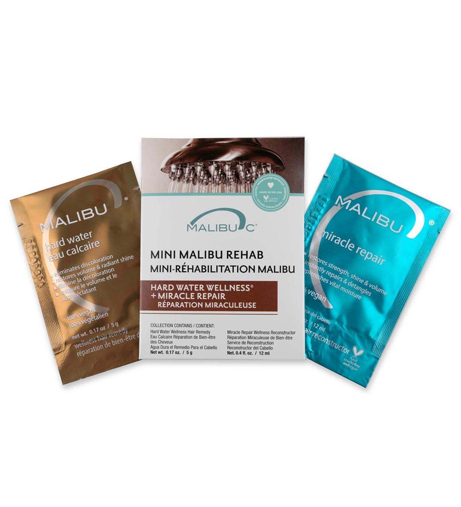 Malibu C Mini Rehab Set: Hard Water Wellness 3 Piece Set - Buy Online on GoSupps.com