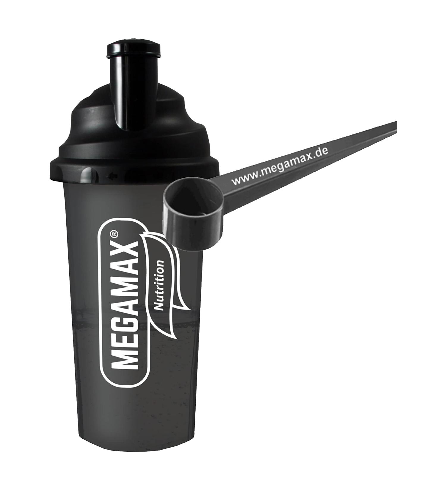 Megamax Shaker 700ml - BPA Free Protein Mixer Bottle with Dosing Spoon | Ideal for Strength Training & Bodybuilding Shakes - Buy Online on GoSupps.com