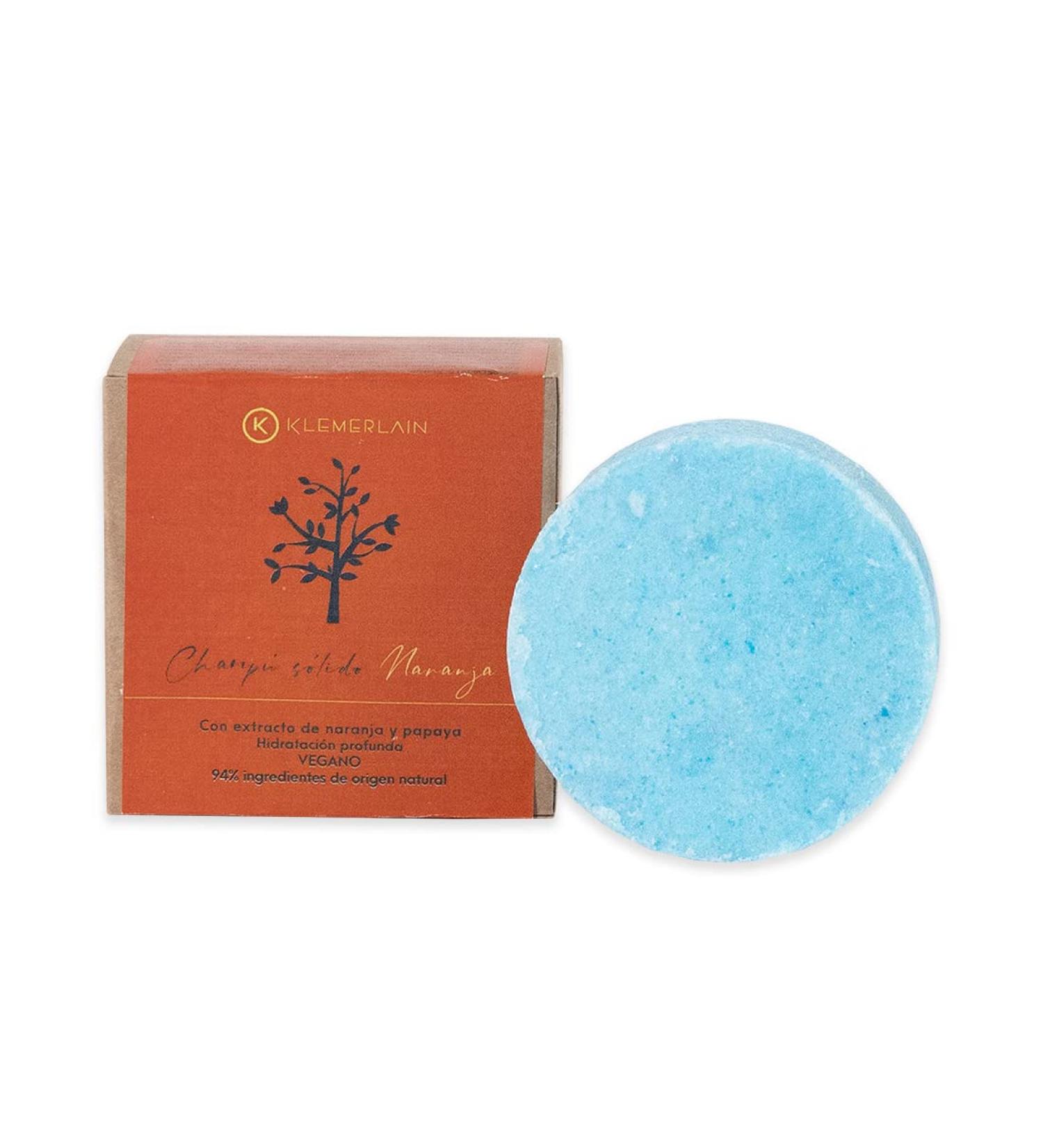 Klemerlain Solid Shampoo with Papaya and Orange Extract - Moisturizing - 50 Gr - Buy Online on GoSupps.com