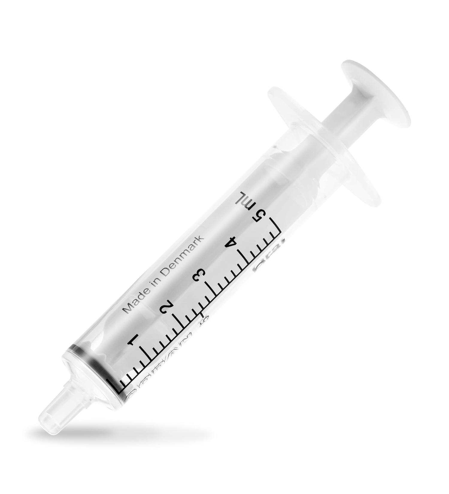 CODAN Slip-Tip O-Ring Syringes 5 mL (10 Pack)