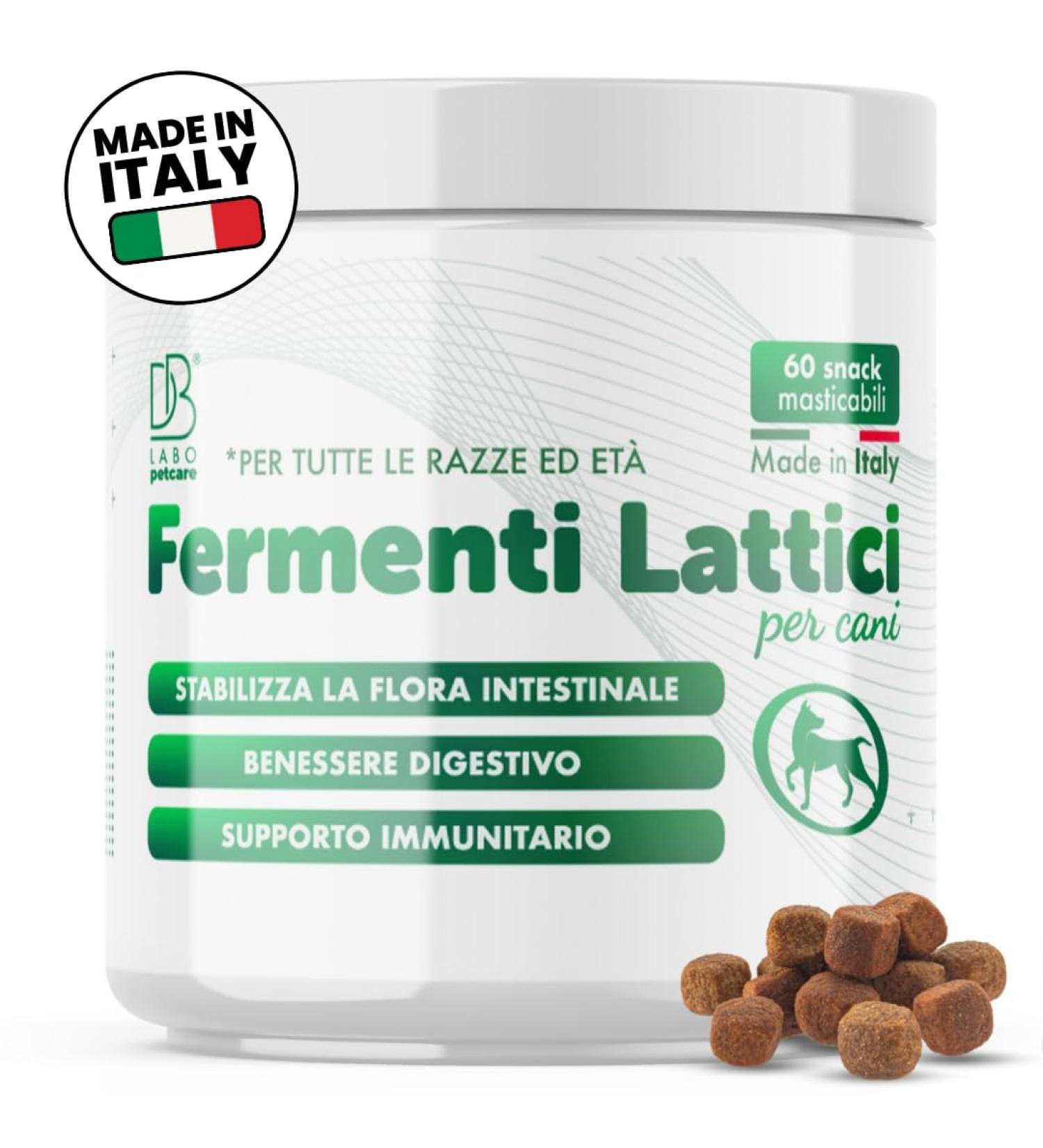 Db Labo Lactic Ferments Dog 60 Snacks - Probiotics for Dogs - Digestive Probiotic for Dogs give well-being to your faithful 4-legged friend - For itchy skin allergies and - Buy Online on GoSupps.com