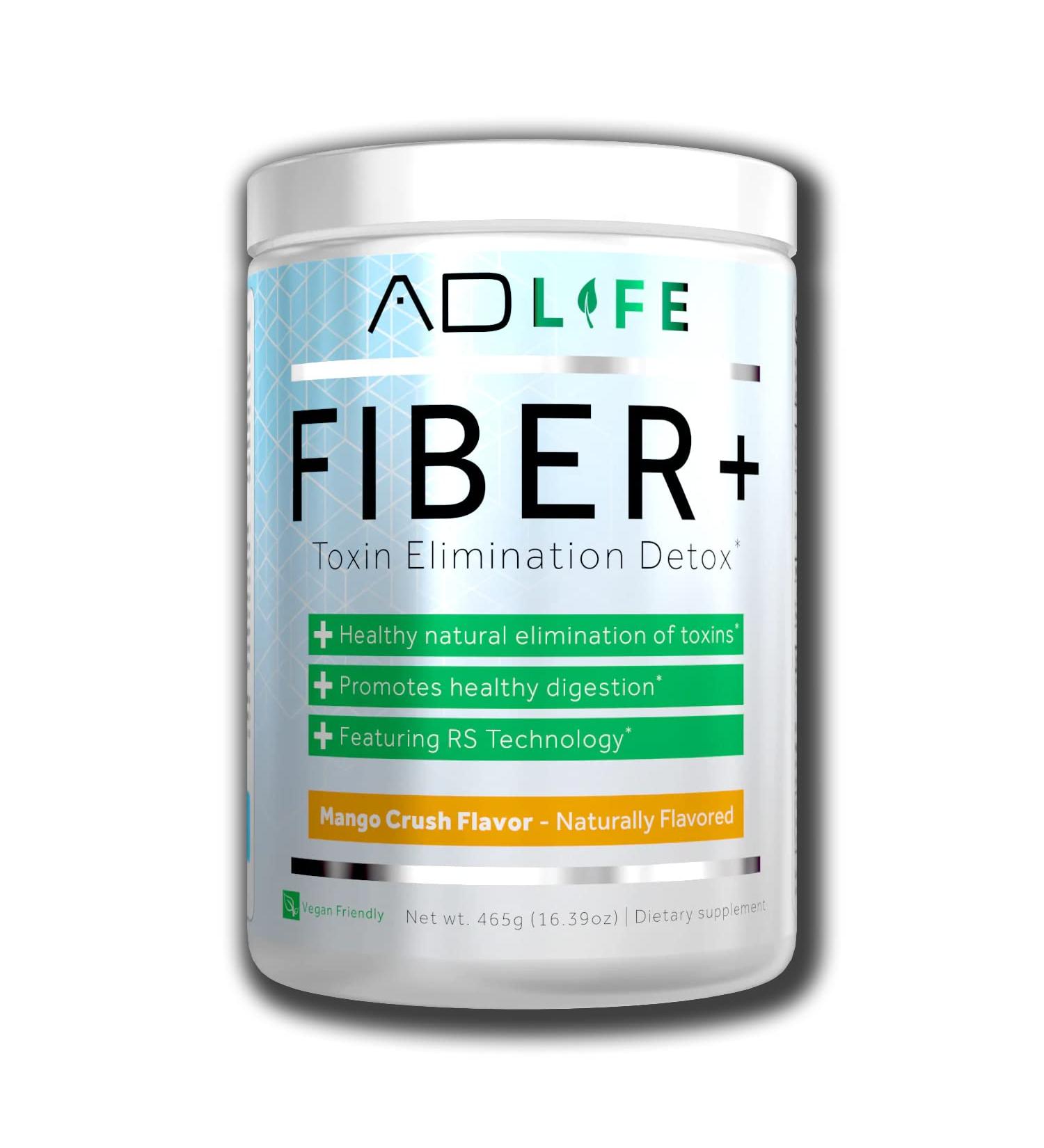 Project AD Fiber+ Fiber Supplement - Gut Health & Digestive Regularity Support | Weight Loss, Detox, Vegan Friendly - 16.4 Oz Mango Fiber Powder - Buy Online on GoSupps.com