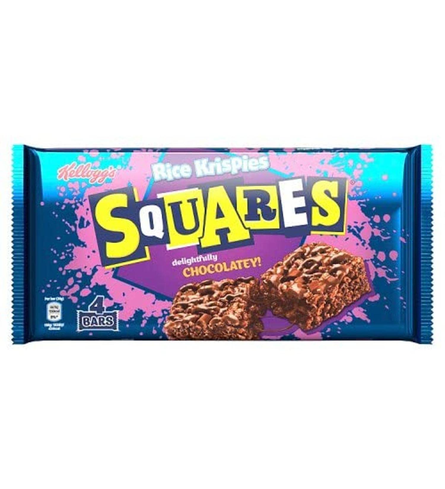  Kellogg's Kellogg's Squares Delightfully Chocolatey 4 x 36 g - Buy Online on GoSupps.com