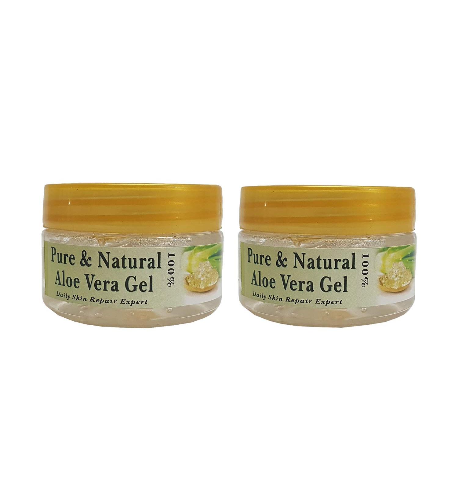 R V Essential Pure Aloe Vera Gel (50g+50g) Pack Of Two- For Young & Radiant Skin (Non-Toxic & Zero Chemicals) 1.69 Fl Oz (Pack of 2) - Buy Online on GoSupps.com