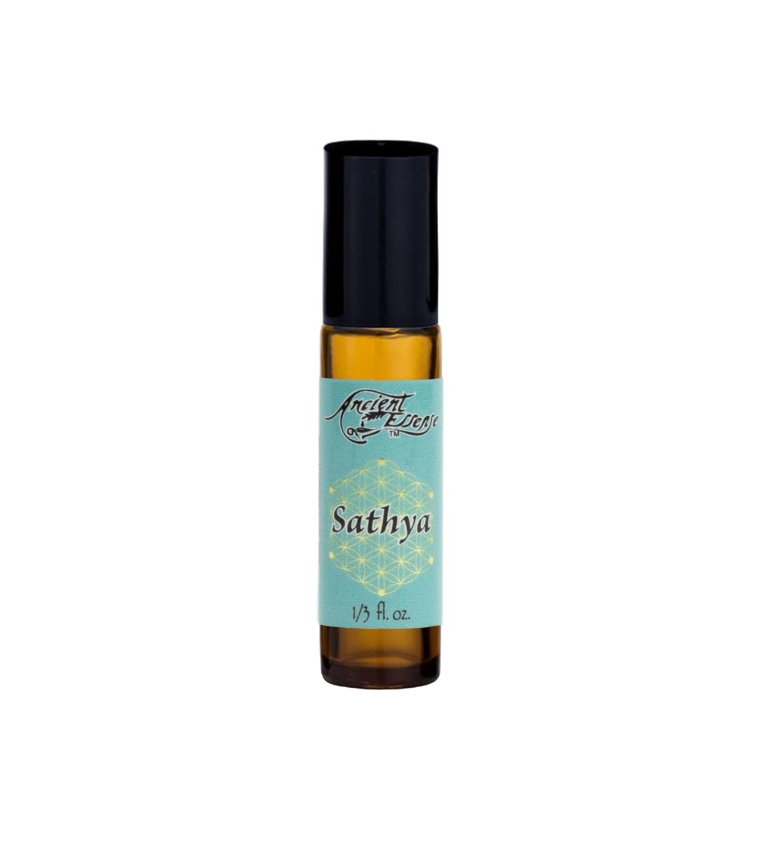 Buy Ancient Essence Sathya Essential Oil - 0.33 Ounce | Premium Quality Aromatherapy for Global Shipping - Buy Online on GoSupps.com
