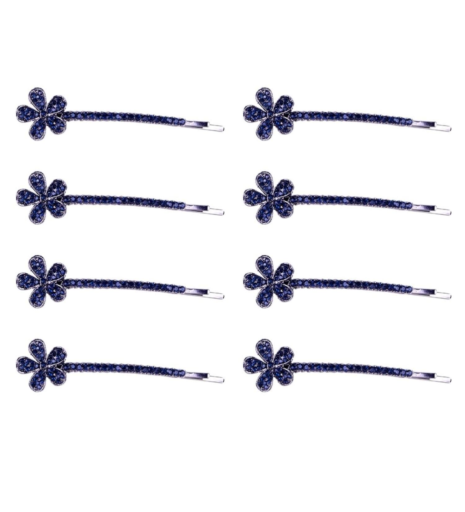 FRCOLOR 4 Pairs Crystal Bobby Pins Vintage Bobby Goody Barrettes for Women Diamond Headpiece Silver Barrettes Rhinestone Barrettes Silver Headpiece Tiara for Girls Bride Cut off Hair - Buy Online on GoSupps.com
