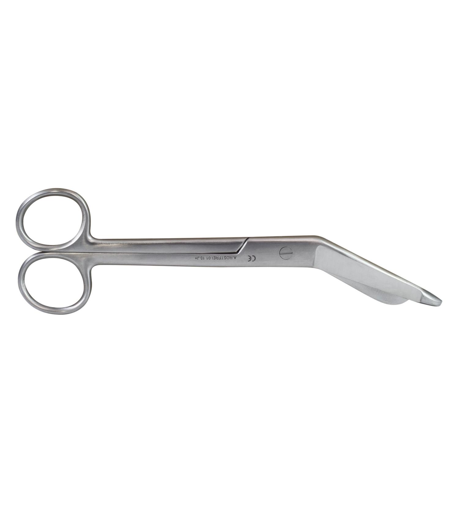 Bandage scissors according to Lister stainless steel matt knee-bent length: 18 cm