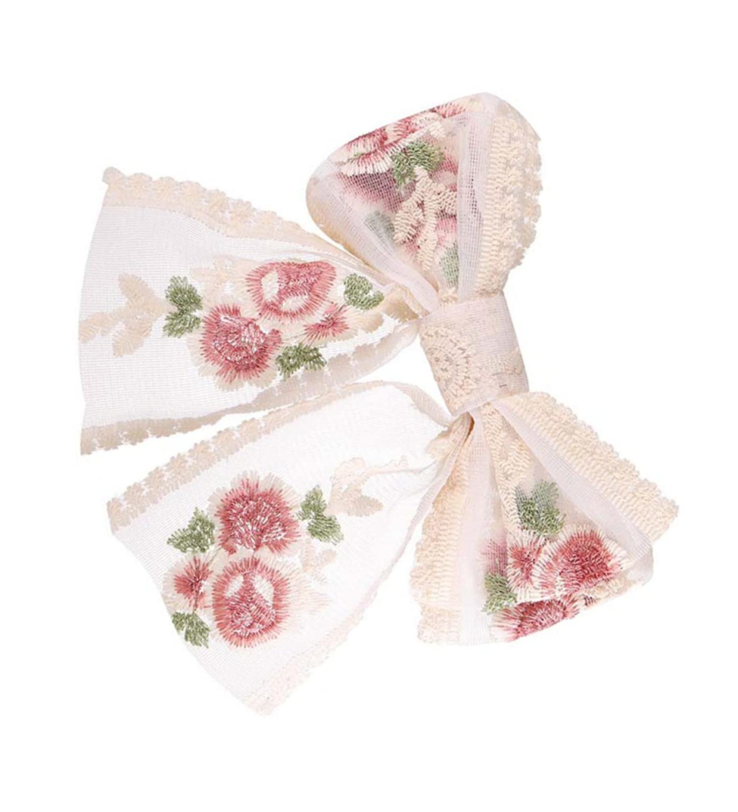 Angoily Embroidered Butterfly Hair Clip Wedding Hair Bowknot Women Hair Clips Wedding Hair Clips Bow for Hair Bow Clip Hair Barrettes Bowknot Clip Hair Clamps Fabric Hairpin Miss Modeling - Buy Online on GoSupps.com