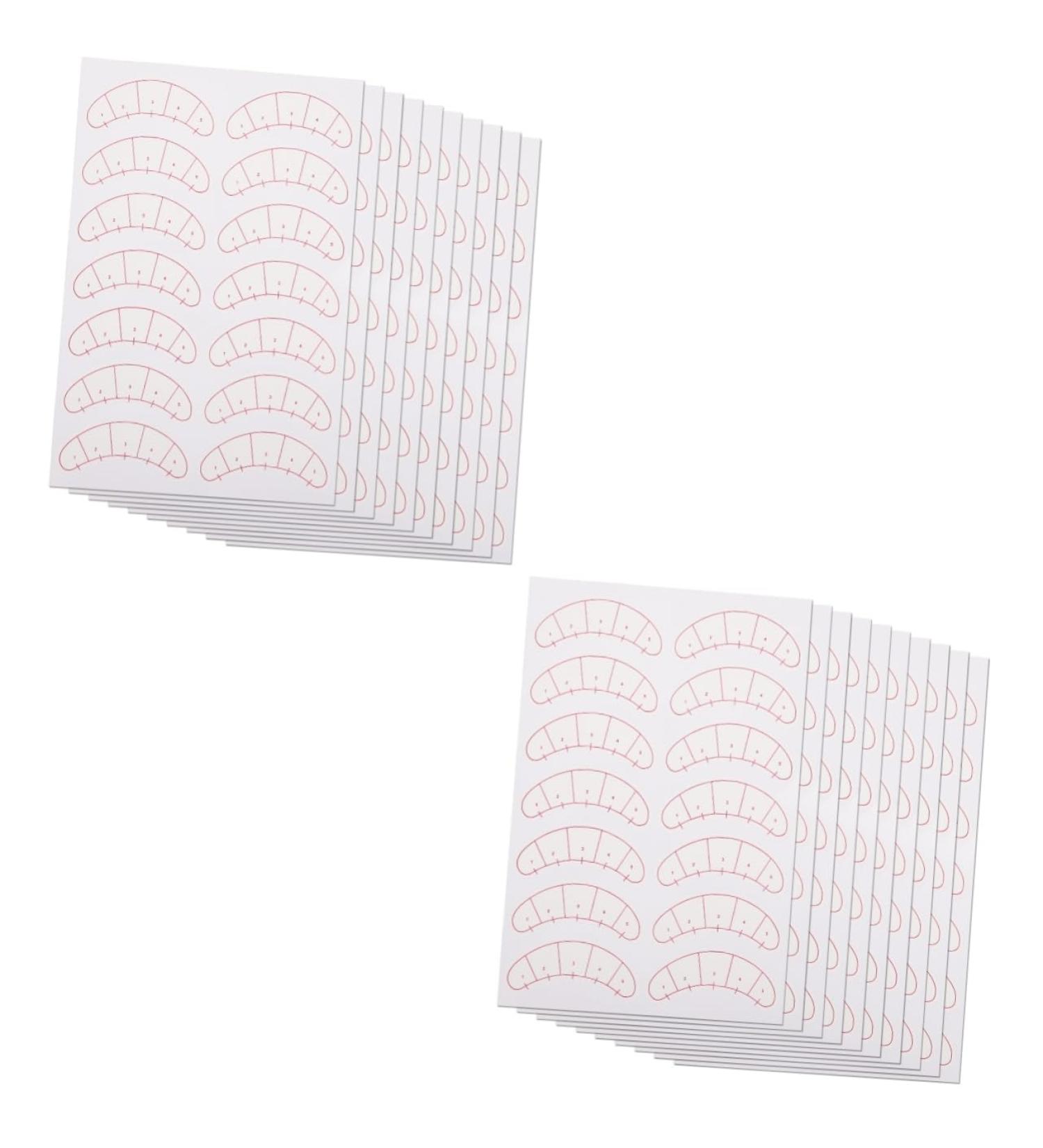 POPETPOP 2pcs Eyelash Positioning Eye Patch - Disposable Eye Pad Stickers for Makeup Artists & Fake Eyelashes | International Shipping - Buy Online on GoSupps.com