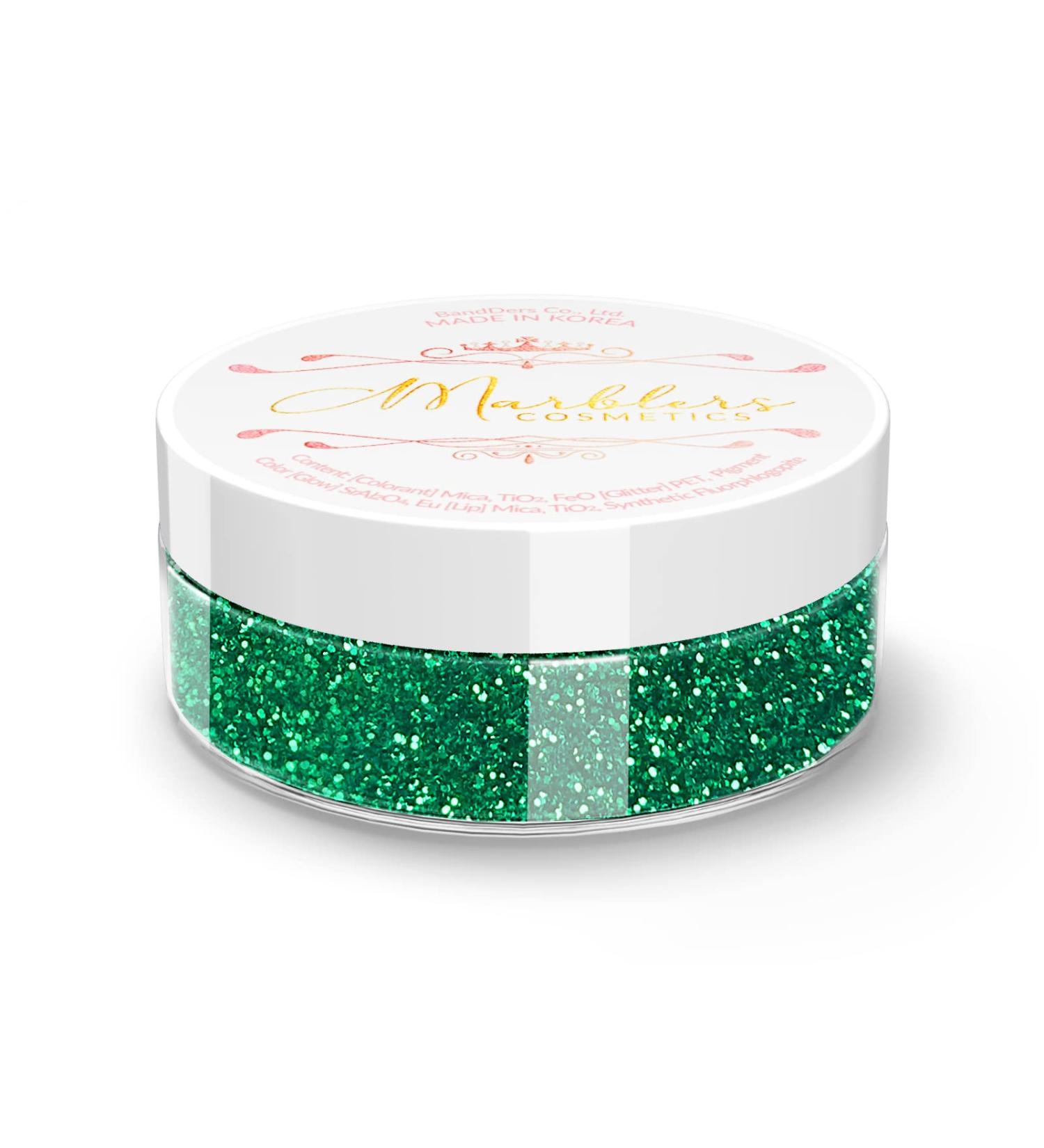Christmas Green Twinkle Glitter 5g - Vegan & Cruelty-Free | Non-Toxic Eyeshadow, Nail Polish, Festival & Party Makeup - Buy Online on GoSupps.com