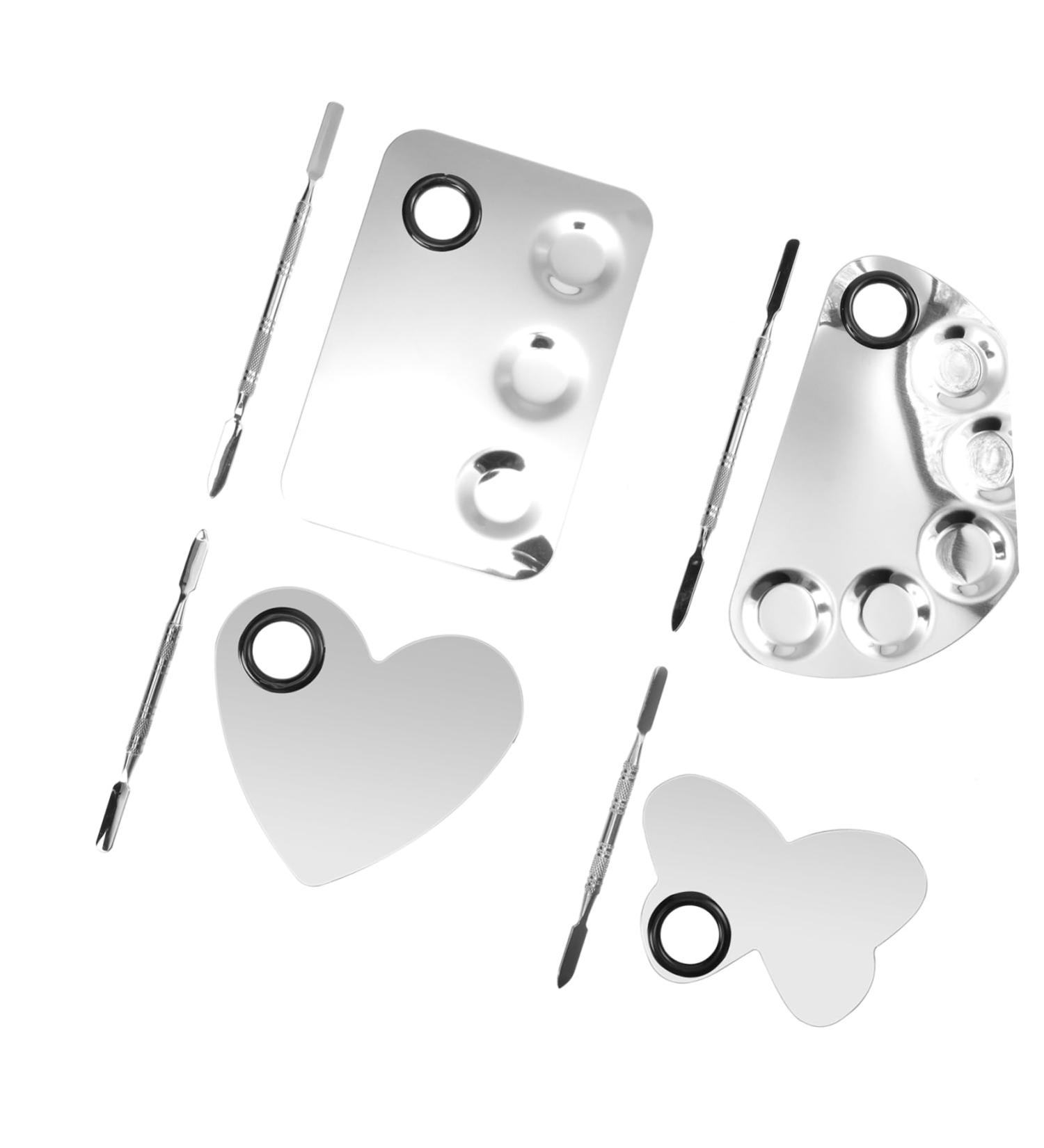 Buy Minkissy Makeup Tray Set | 4 Palette Stainless Steel Makeup Tool Kit - International Shipping - Buy Online on GoSupps.com